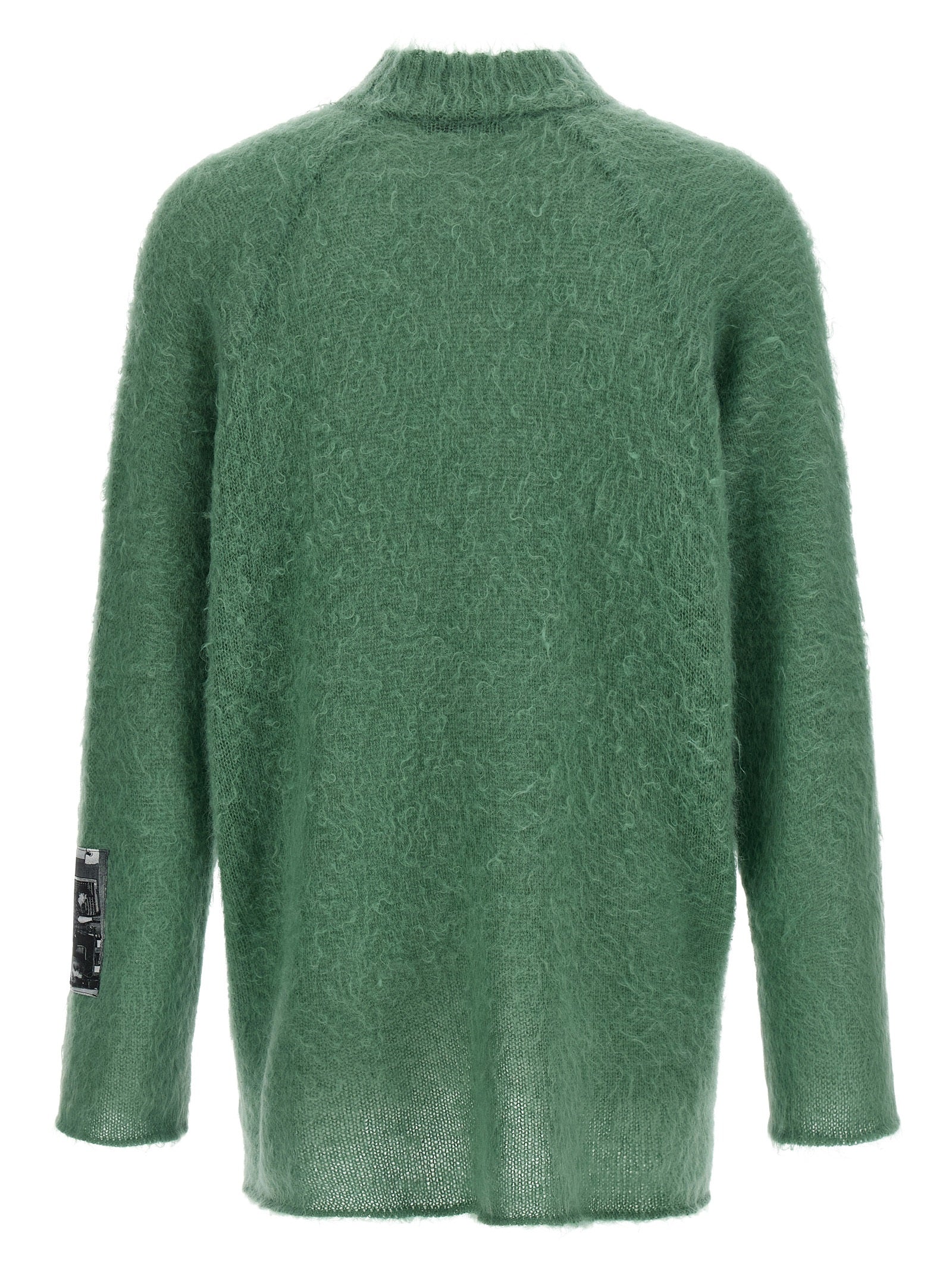 Undercover Zweifarbige Wollstrickjacke