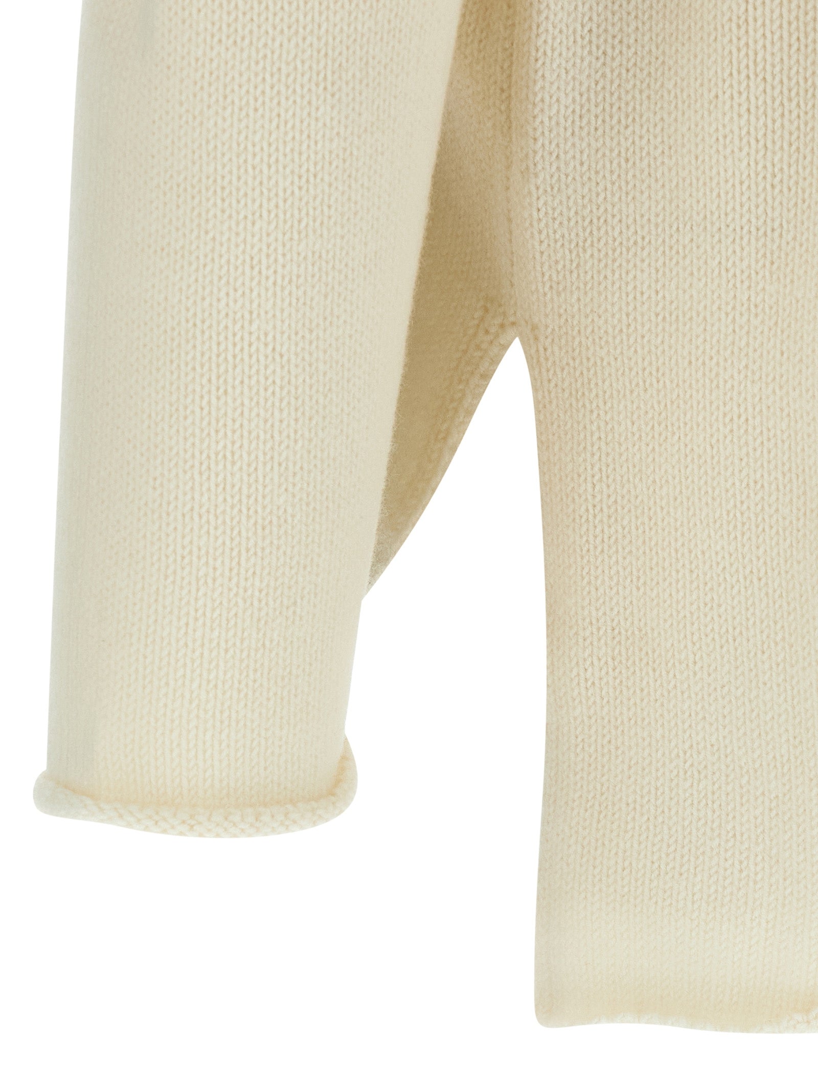 Undercover Weiße Wollstrickjacke