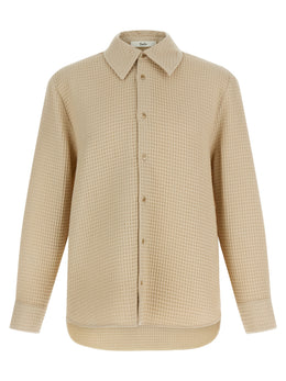 SÉFR Beige Cotton Blouse