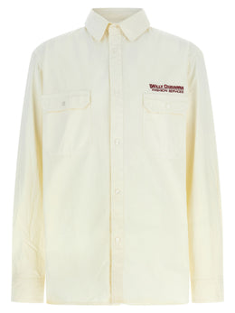 WILLY CHAVARRIA Beige Cotton Blouse