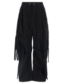 Dolce & Gabbana Schwarze Cargo-Hose aus Baumwolle