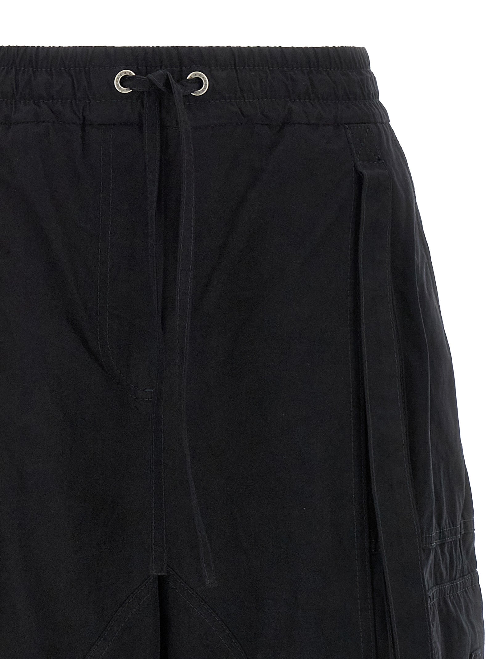 Dolce & Gabbana Schwarze Cargo-Hose aus Baumwolle
