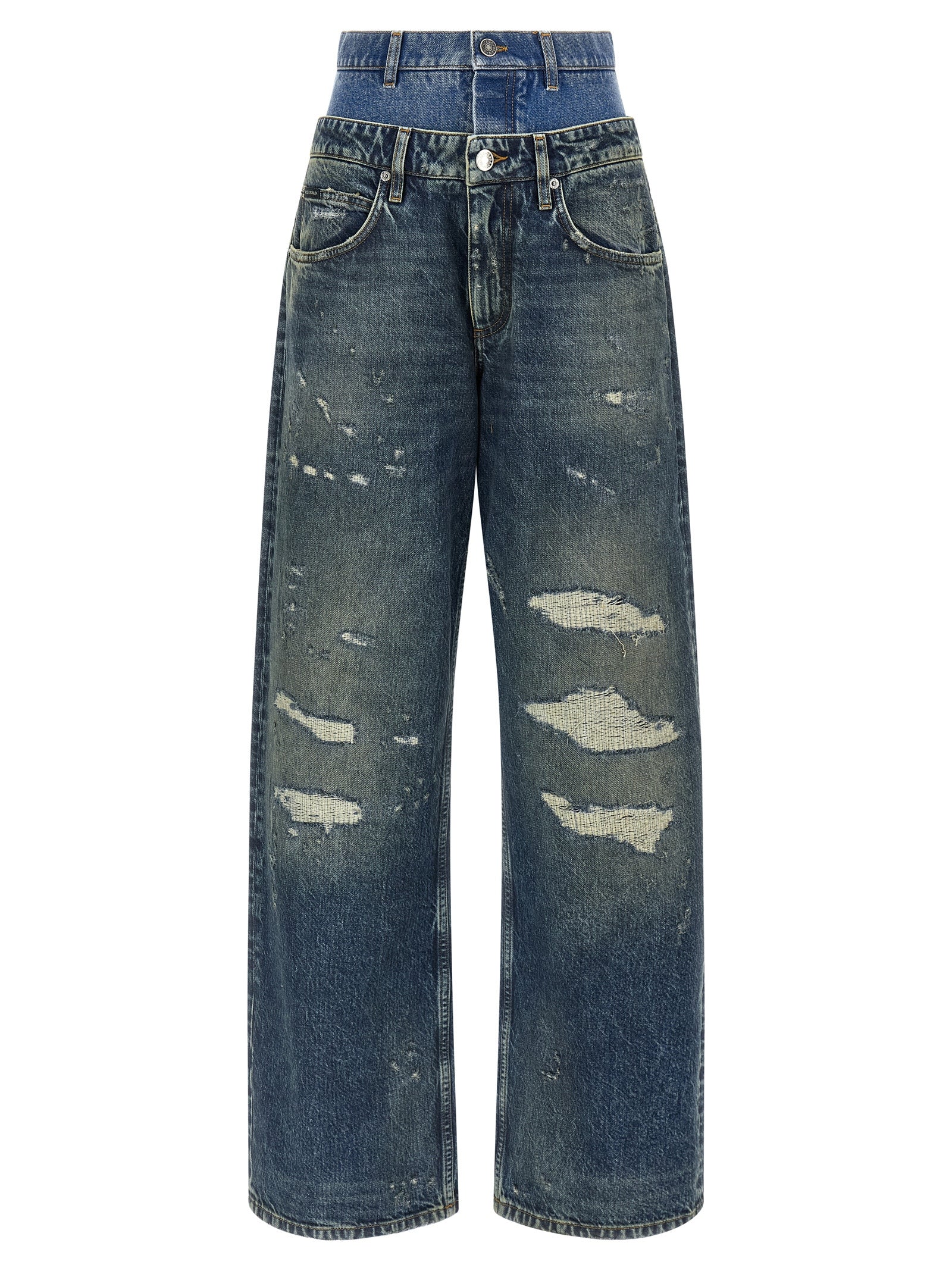 Dolce & Gabbana Blaue Baumwolljeans Denim