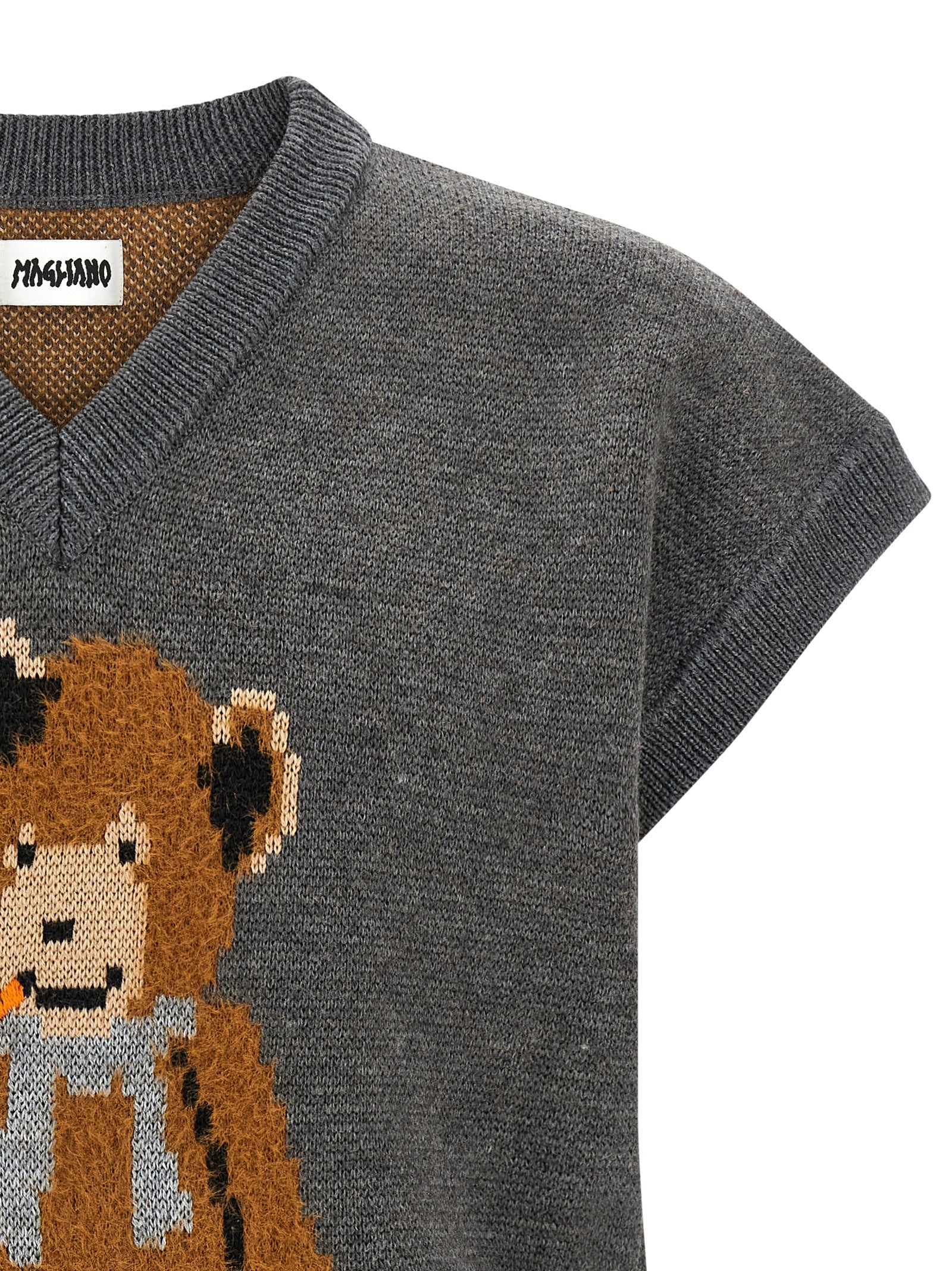 Magliano Grauer Wollpullover