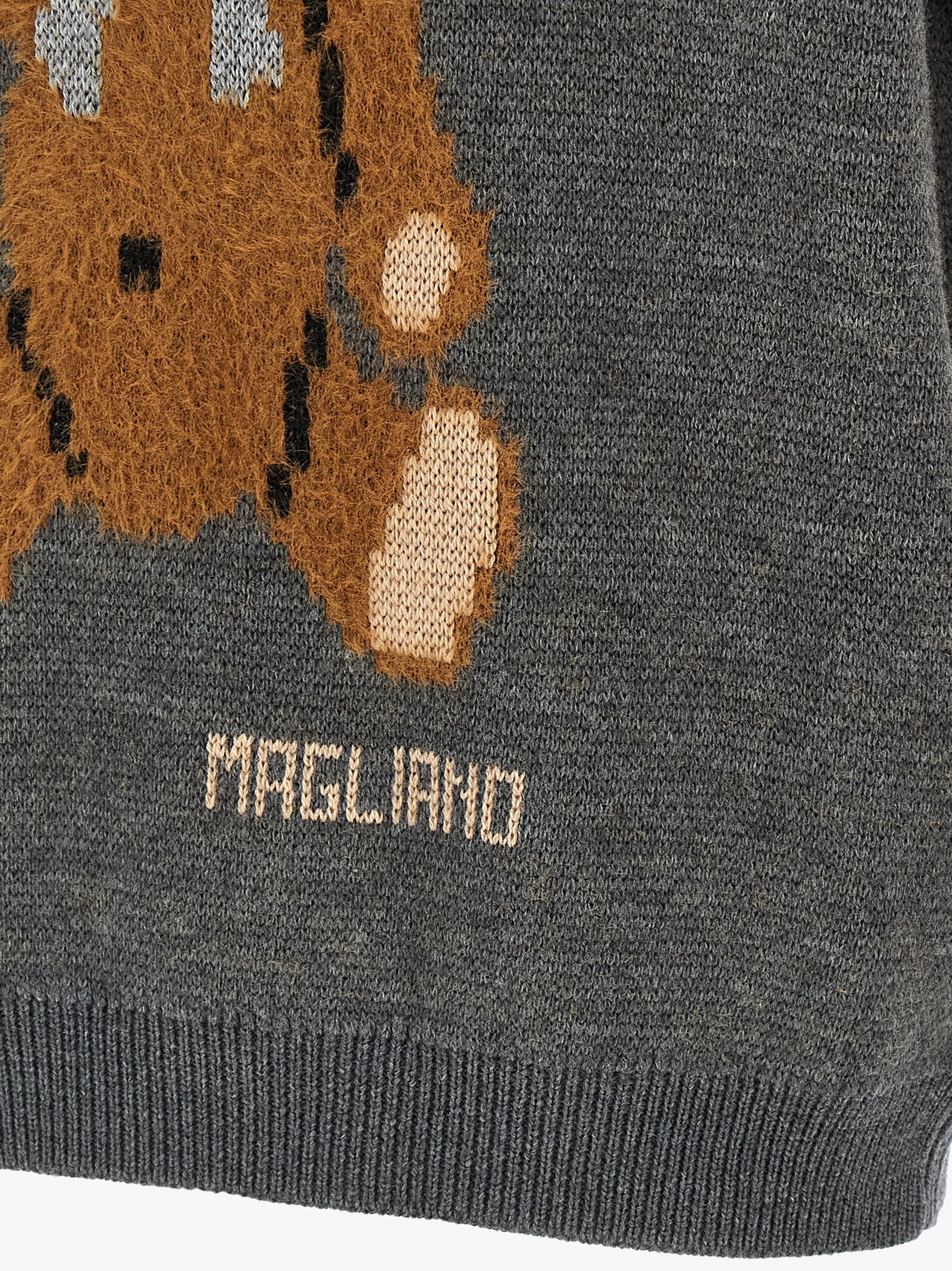 Magliano Grauer Wollpullover
