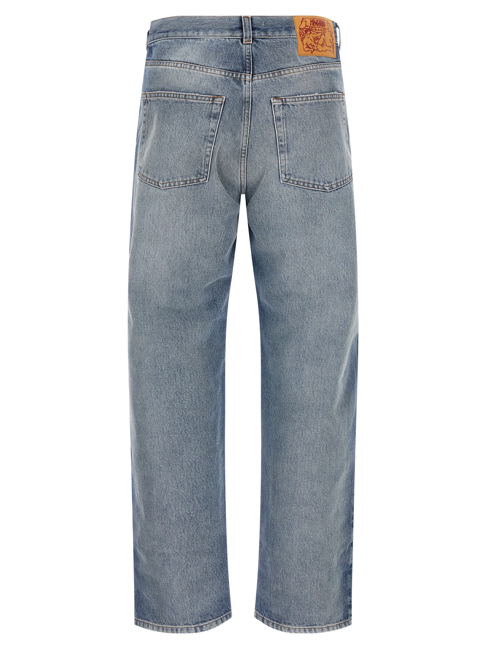 Magliano Blaue Jeans aus Baumwolle im geraden Schnitt