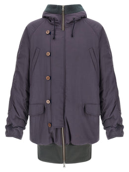 Magliano Lila Parka aus reiner Schurwolle
