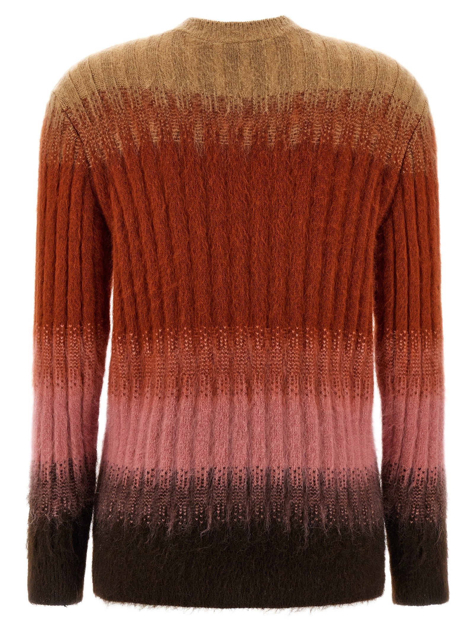 Fendi Mehrfarbige Wollstrickjacke