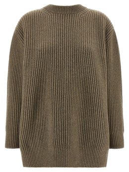 MM6 Maison Margiela Kurzes Kleid aus beiger Schurwolle