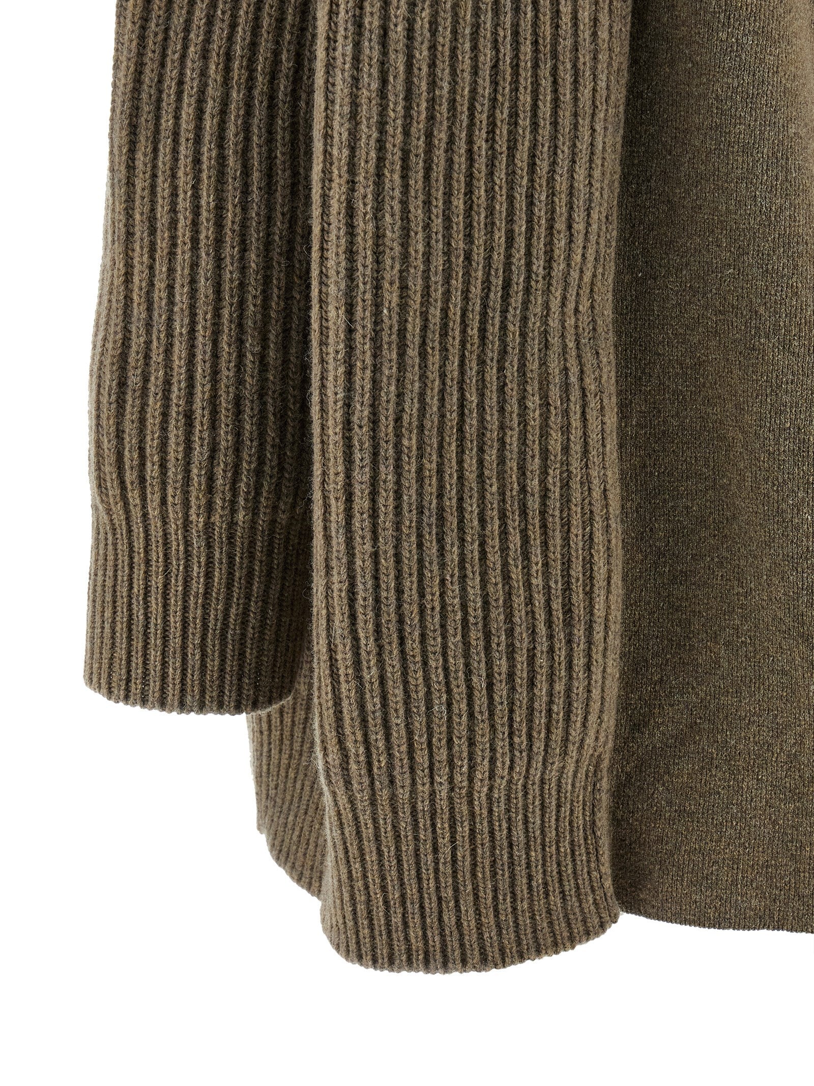 MM6 Maison Margiela Kurzes Kleid aus beiger Schurwolle