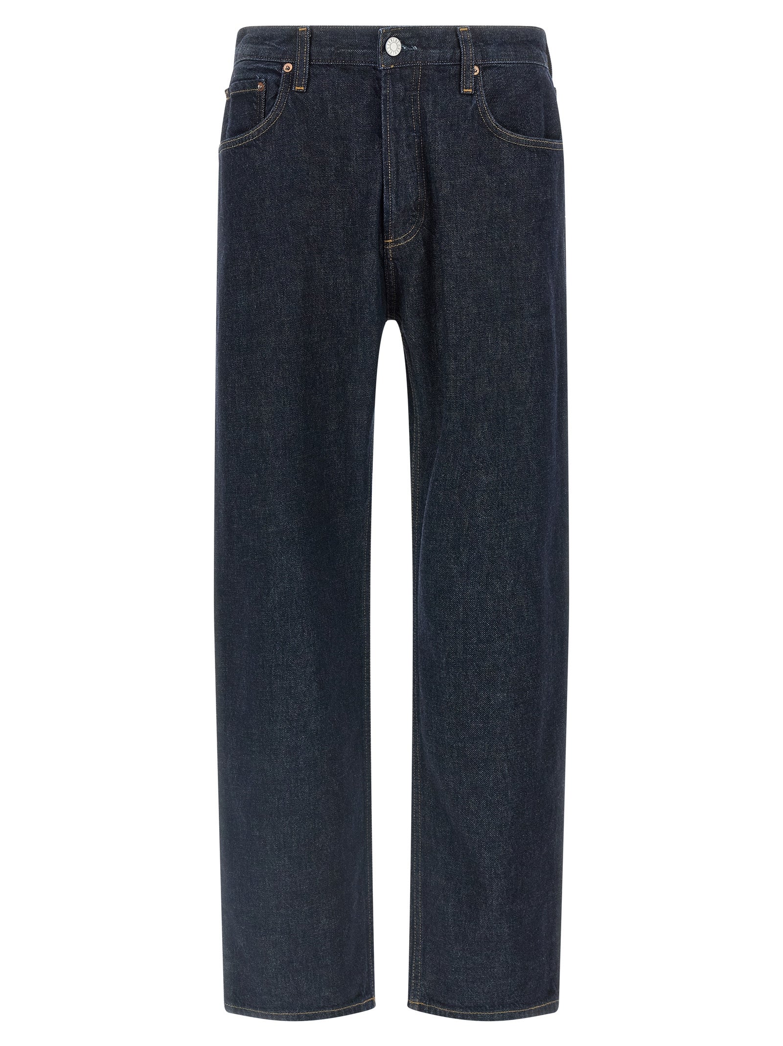 Agolde Blaue Jeans aus Baumwolle im geraden Schnitt