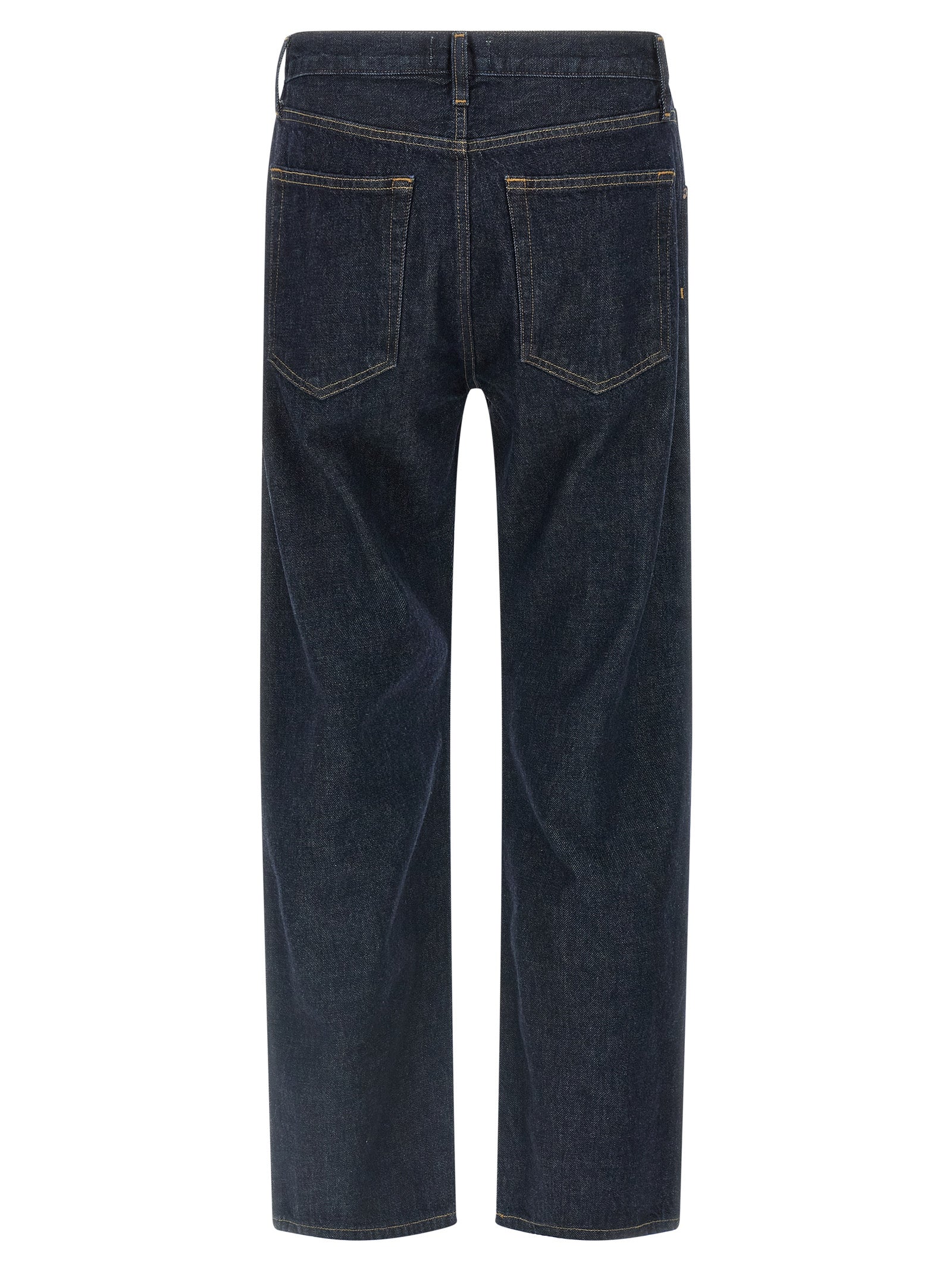 Agolde Blaue Jeans aus Baumwolle im geraden Schnitt