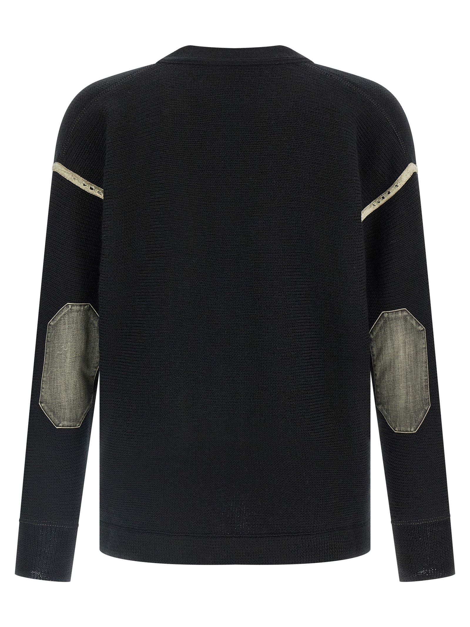 Maison Margiela Schwarzer Cardigan aus Schurwolle