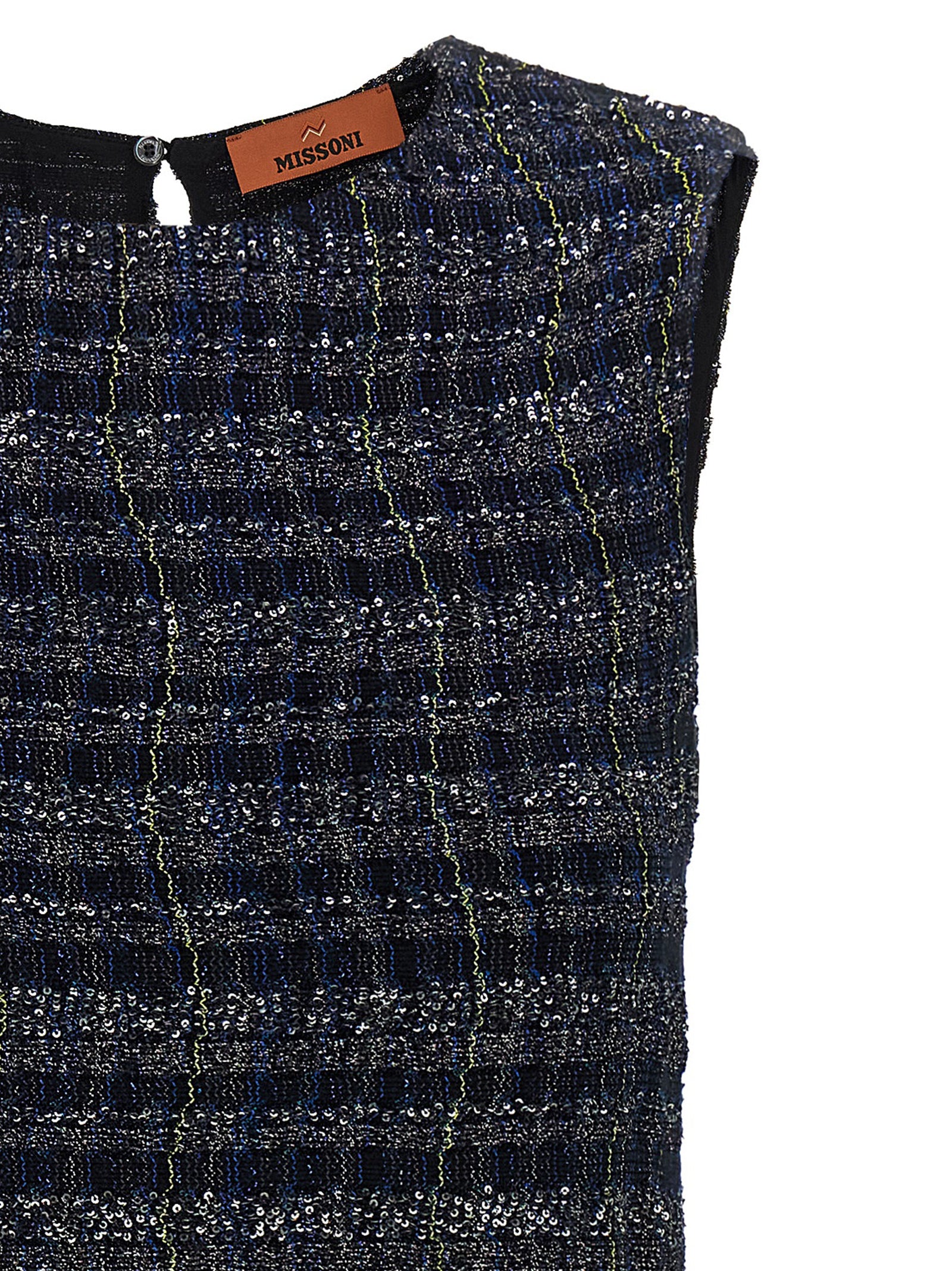 Missoni Kurzes Kleid aus Viskose in Multicolor