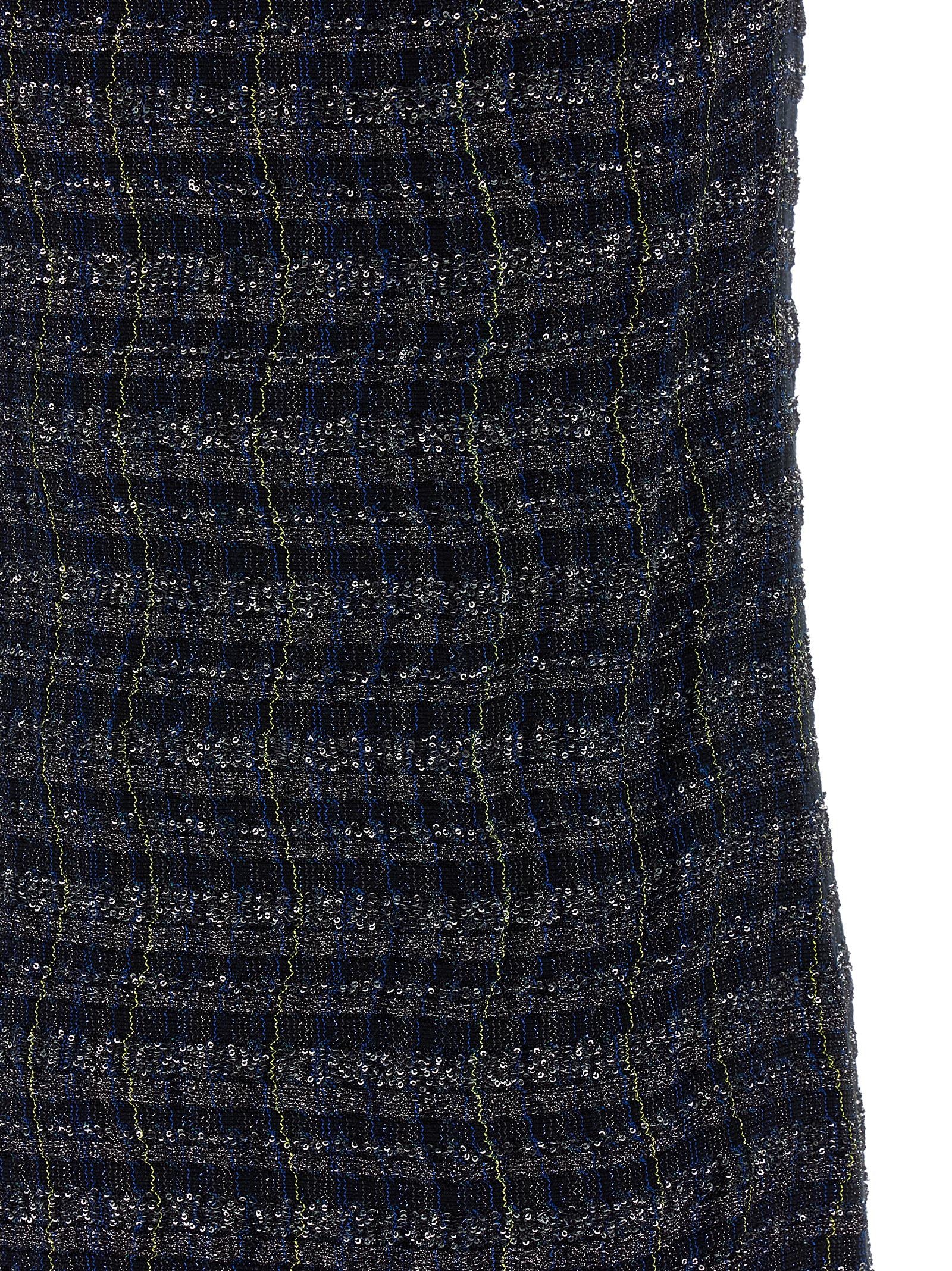 Missoni Kurzes Kleid aus Viskose in Multicolor