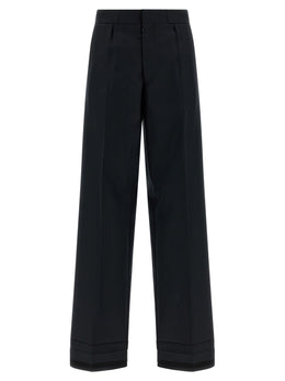 Maison Margiela Schwarze Wollhose