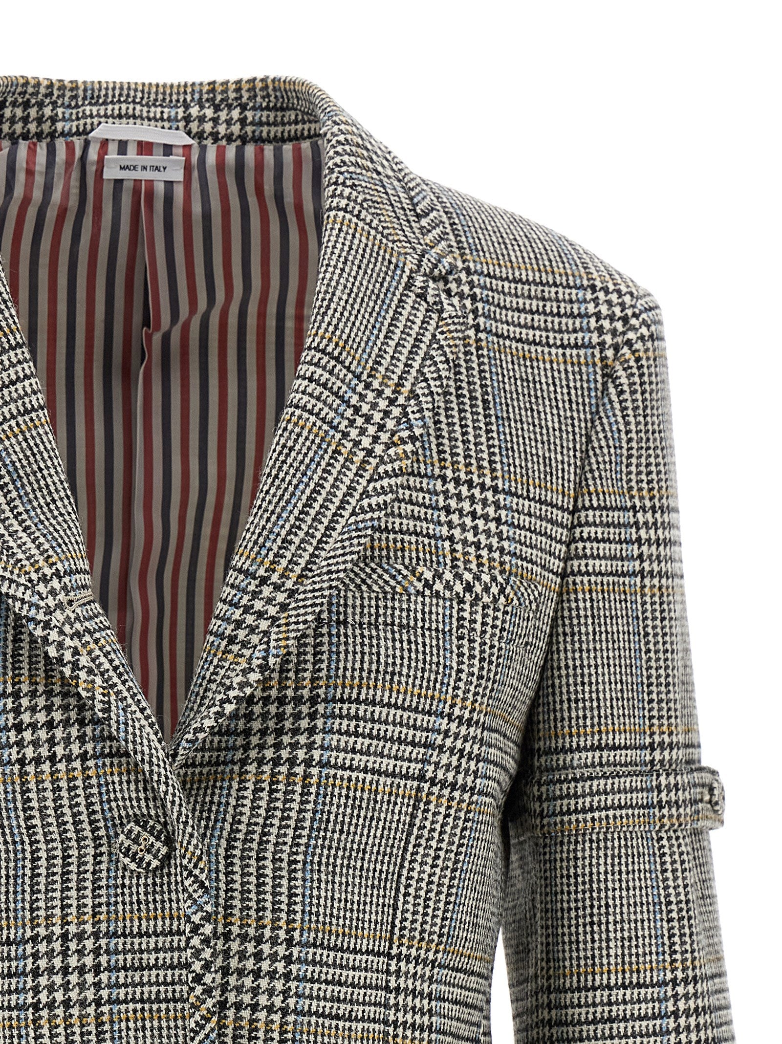Thom Browne Mehrfarbiger Wollblazer
