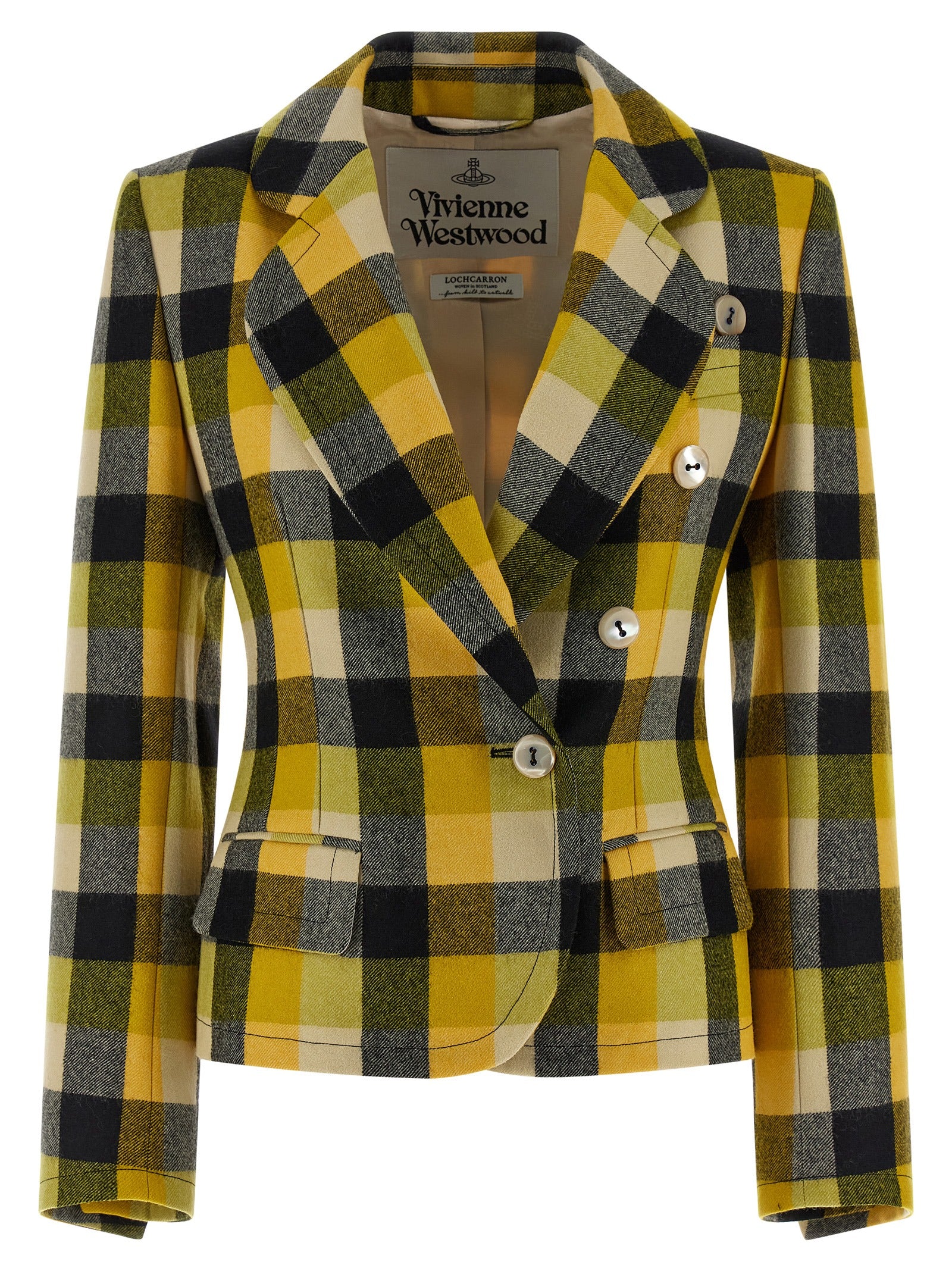 Vivienne Westwood Zweifarbiger Blazer aus reiner Schurwolle