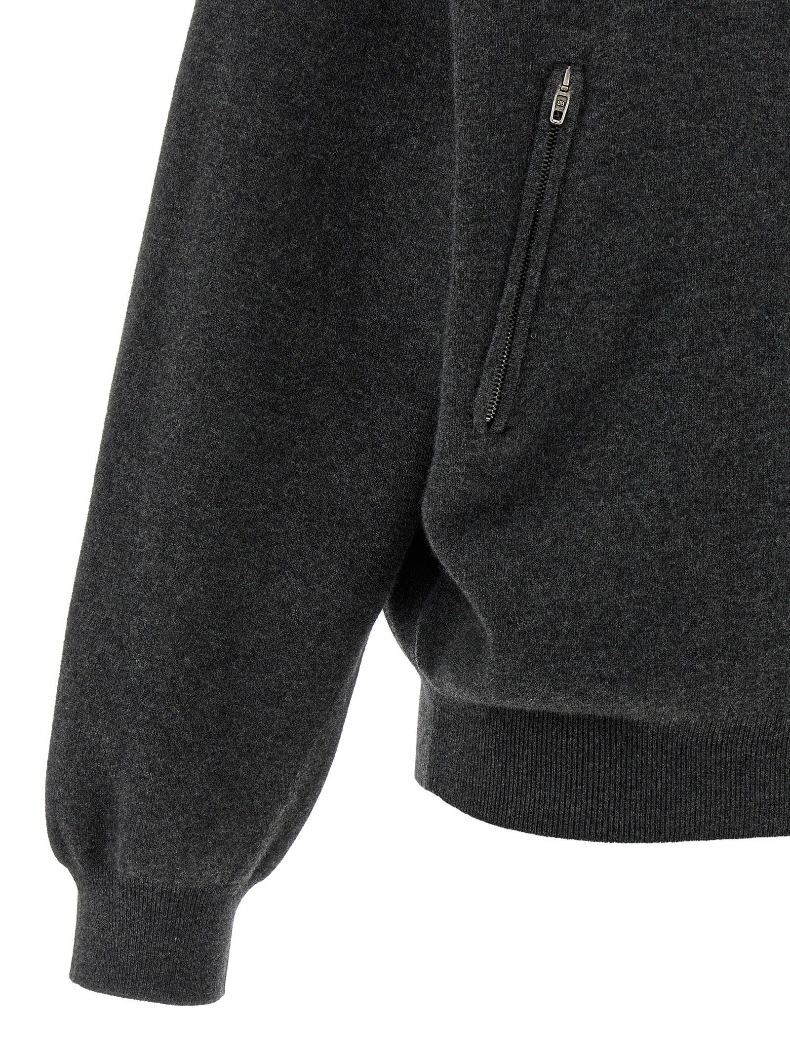 Balenciaga Grauer Wollcardigan