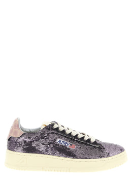 Autry Mehrfarbige Low-Top-Sneaker aus Polyester
