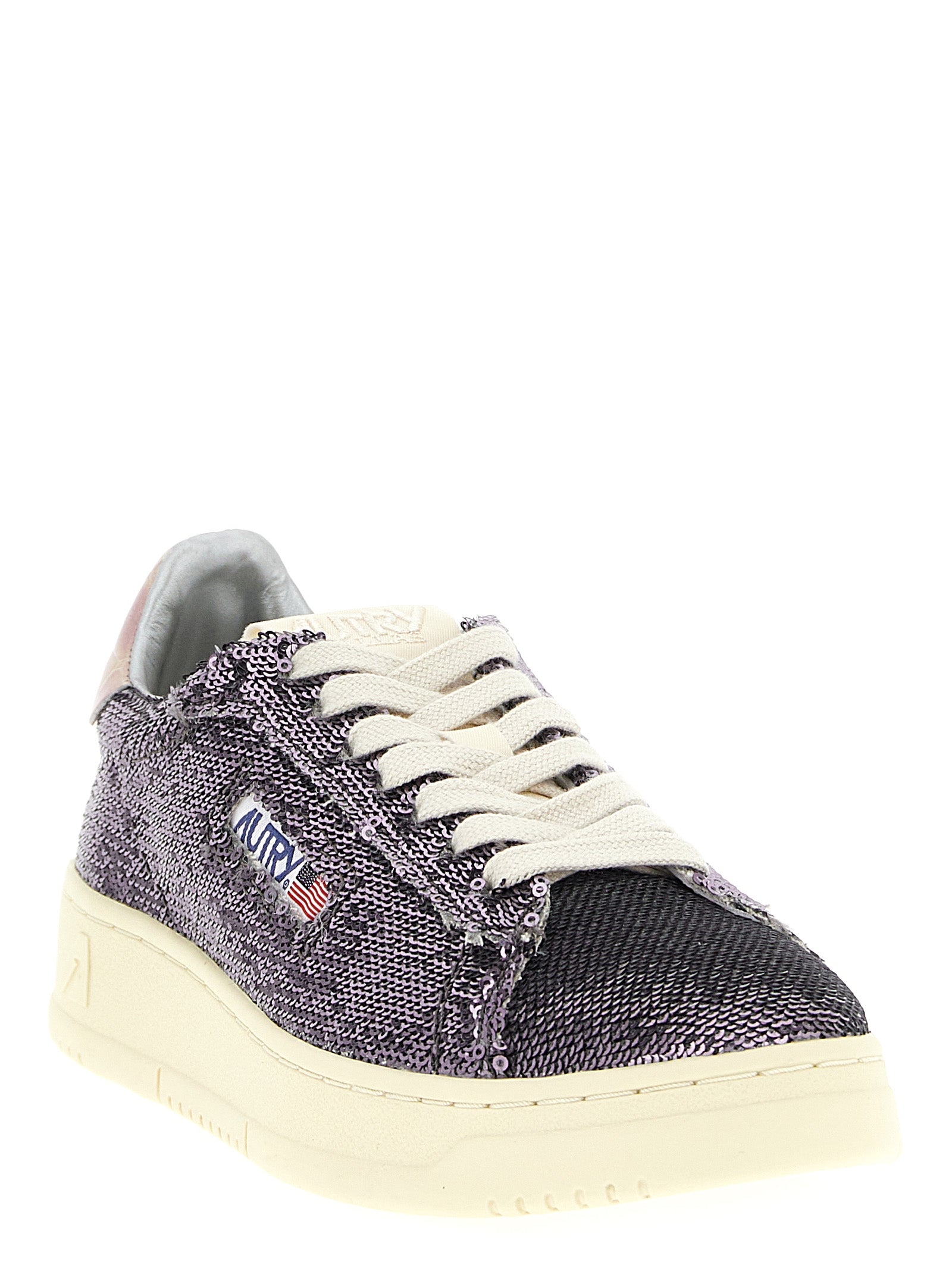 Autry Mehrfarbige Low-Top-Sneaker aus Polyester