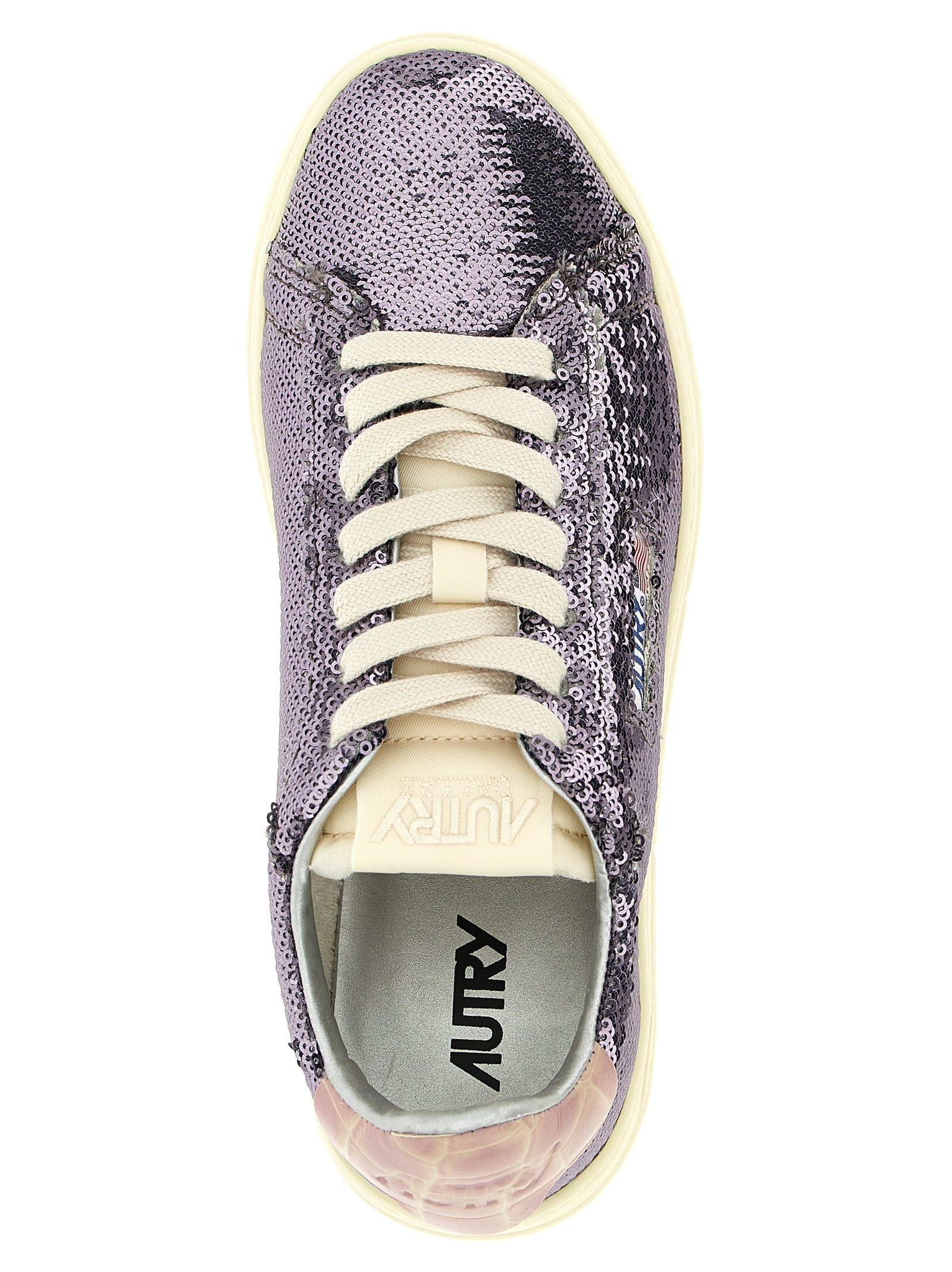 Autry Mehrfarbige Low-Top-Sneaker aus Polyester