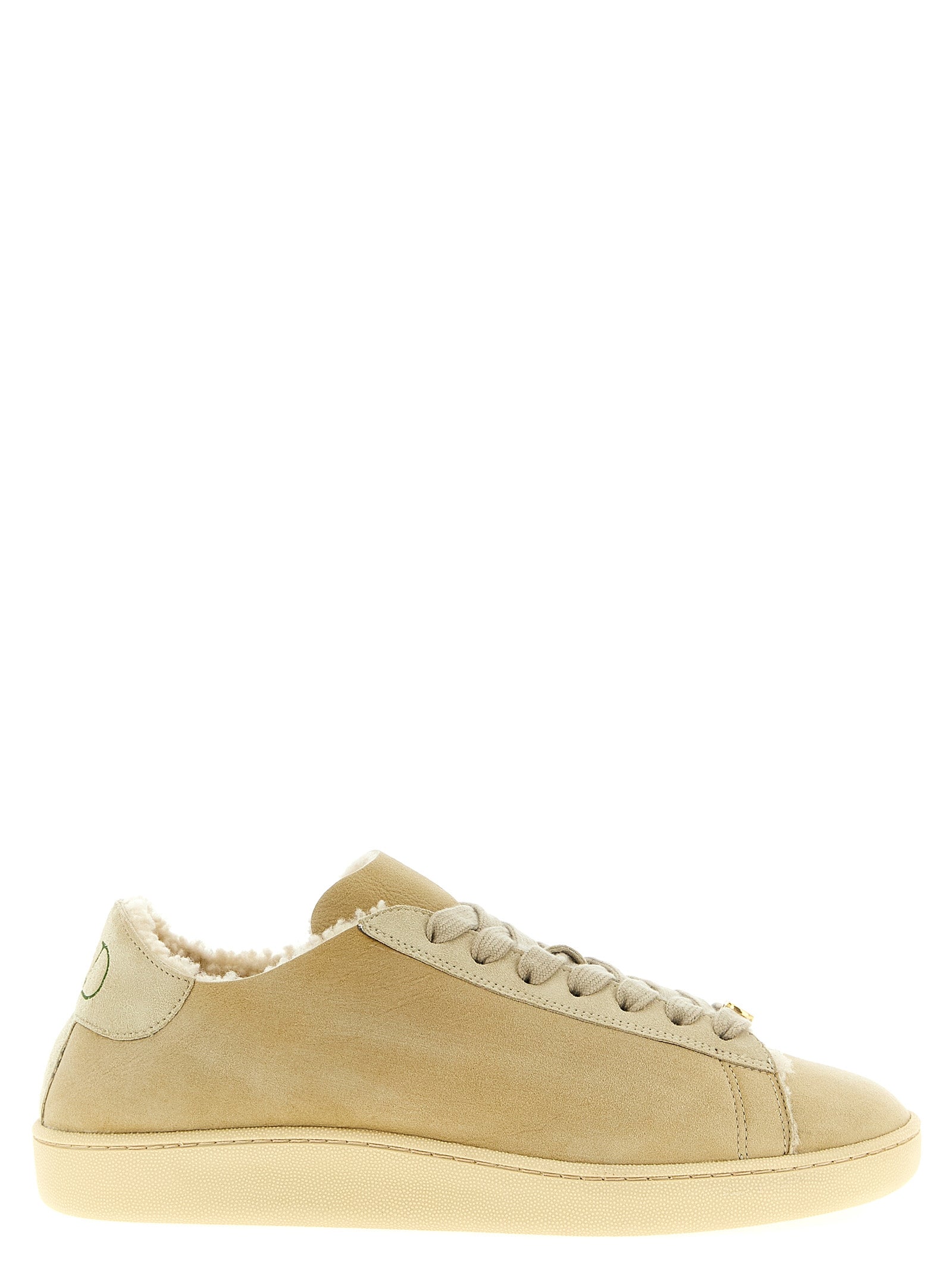 Valentino Garavani Beige Ziegenleder Low-Top-Sneaker