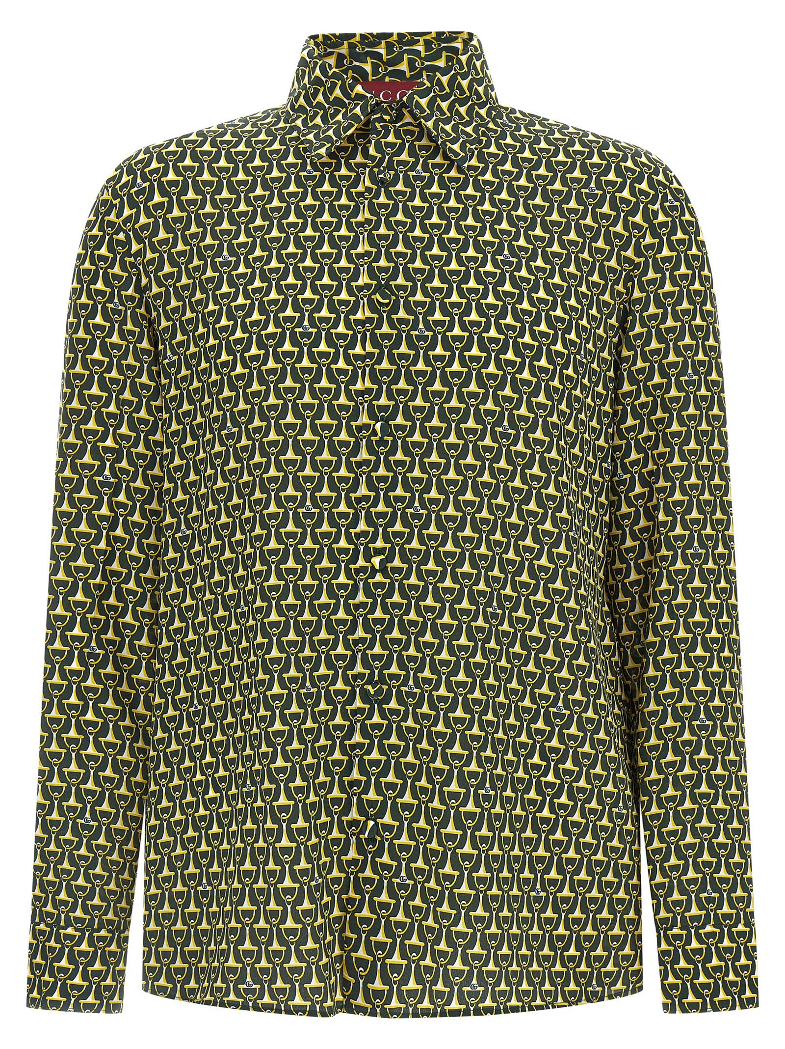 Gucci Zweifarbige Seidenbluse