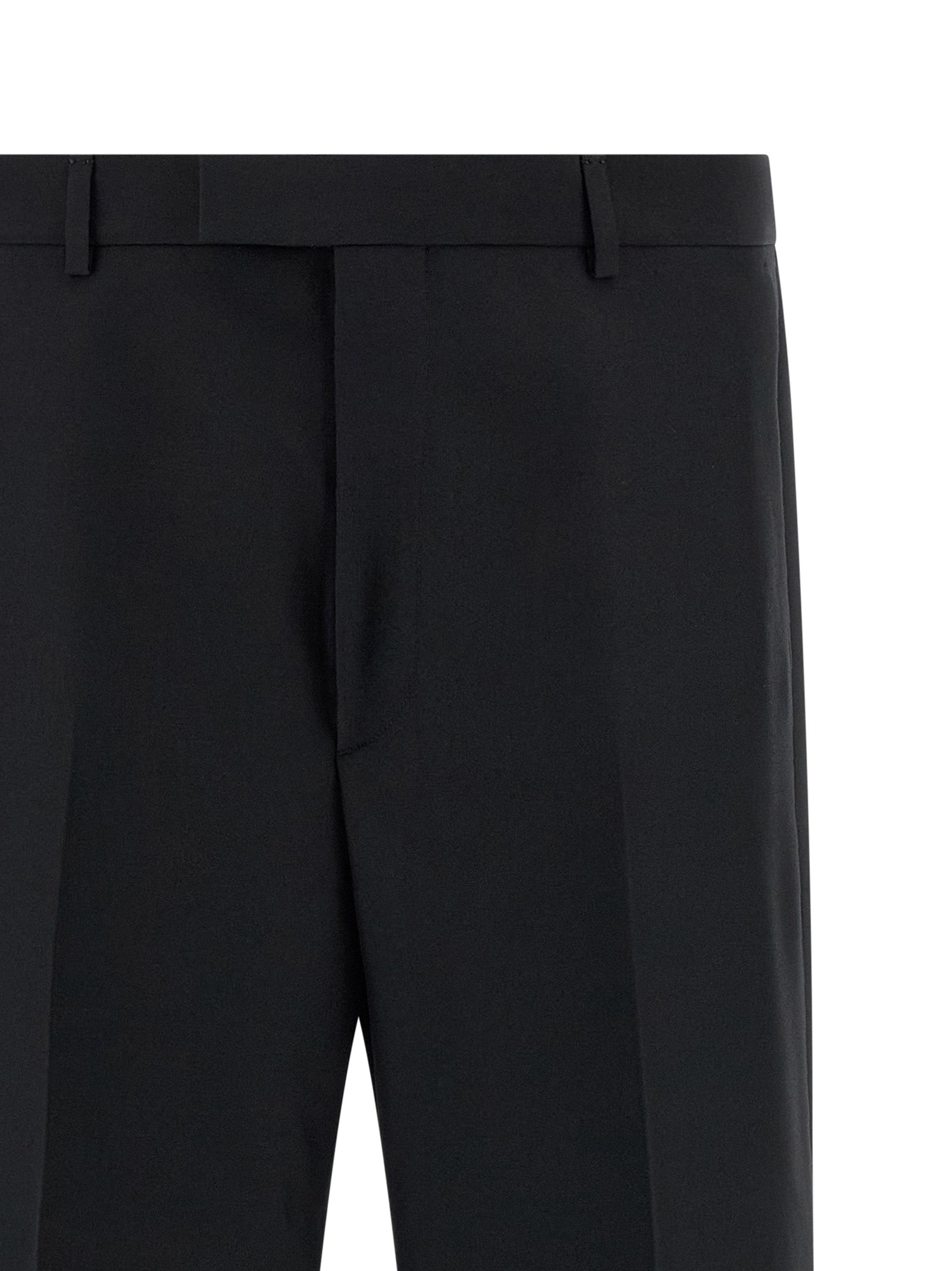 Gucci Schwarze Palazzo-Hose aus Polyester