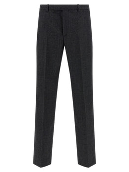 Gucci Graue Wollstoffhose