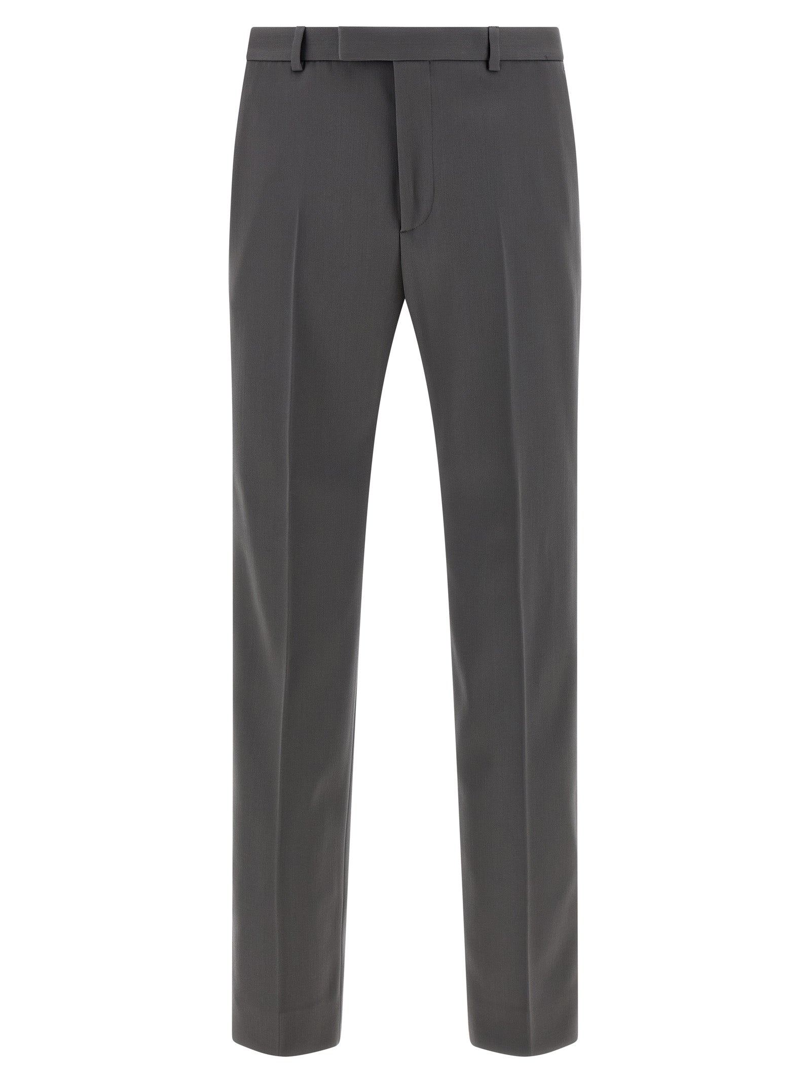 Gucci Graue Wollstoffhose