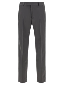 Gucci Graue Wollstoffhose
