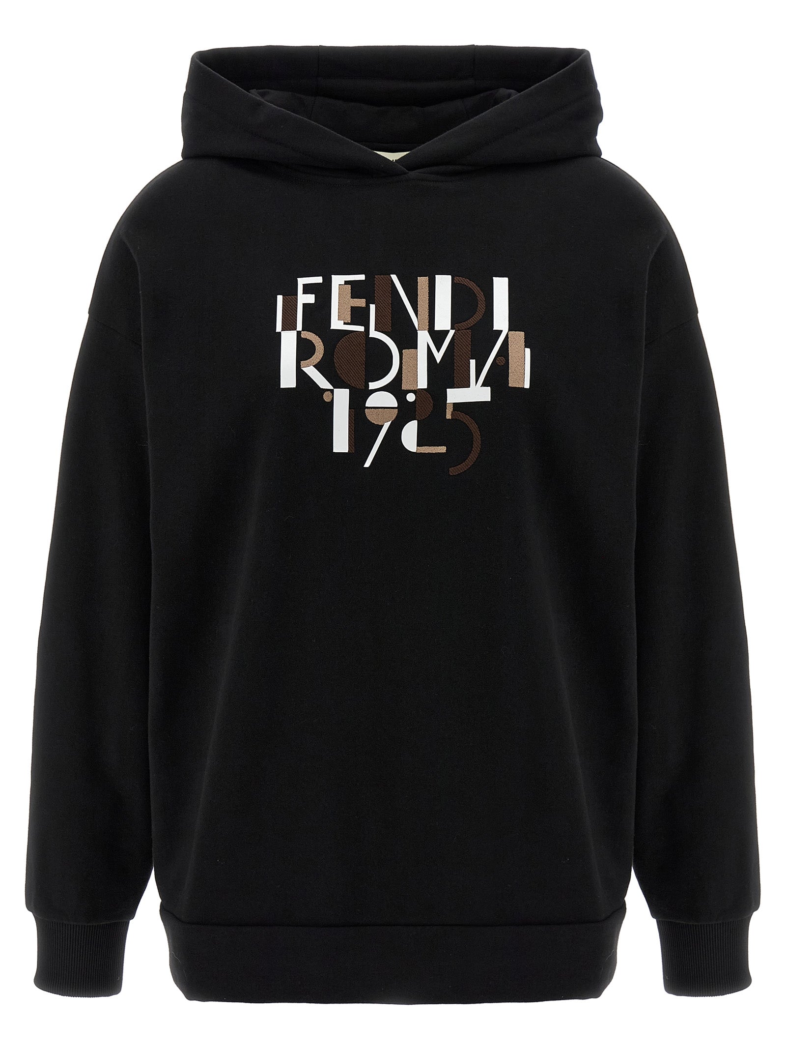 Fendi Schwarzer Baumwoll-Sweatshirt