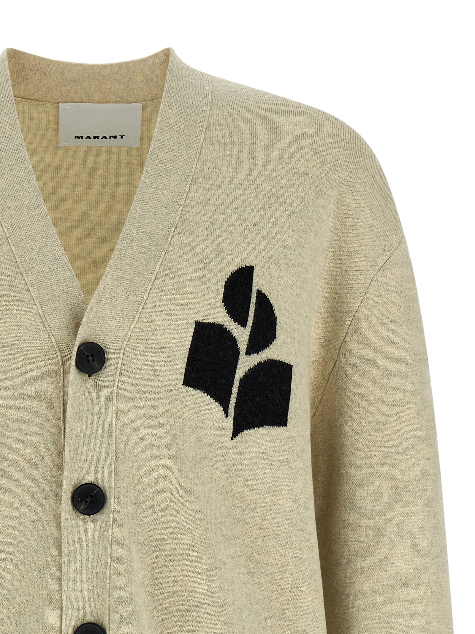 Isabel Marant Grauer Baumwollcardigan
