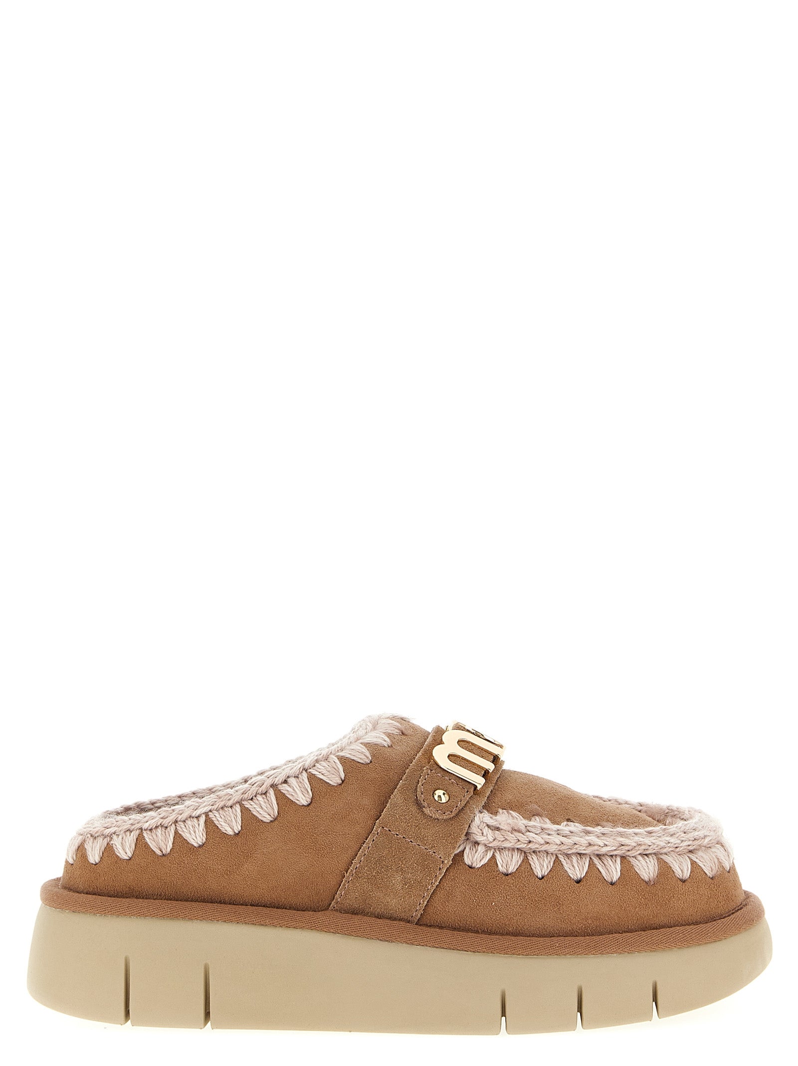 Mou Multicolor Lammleder Clogs