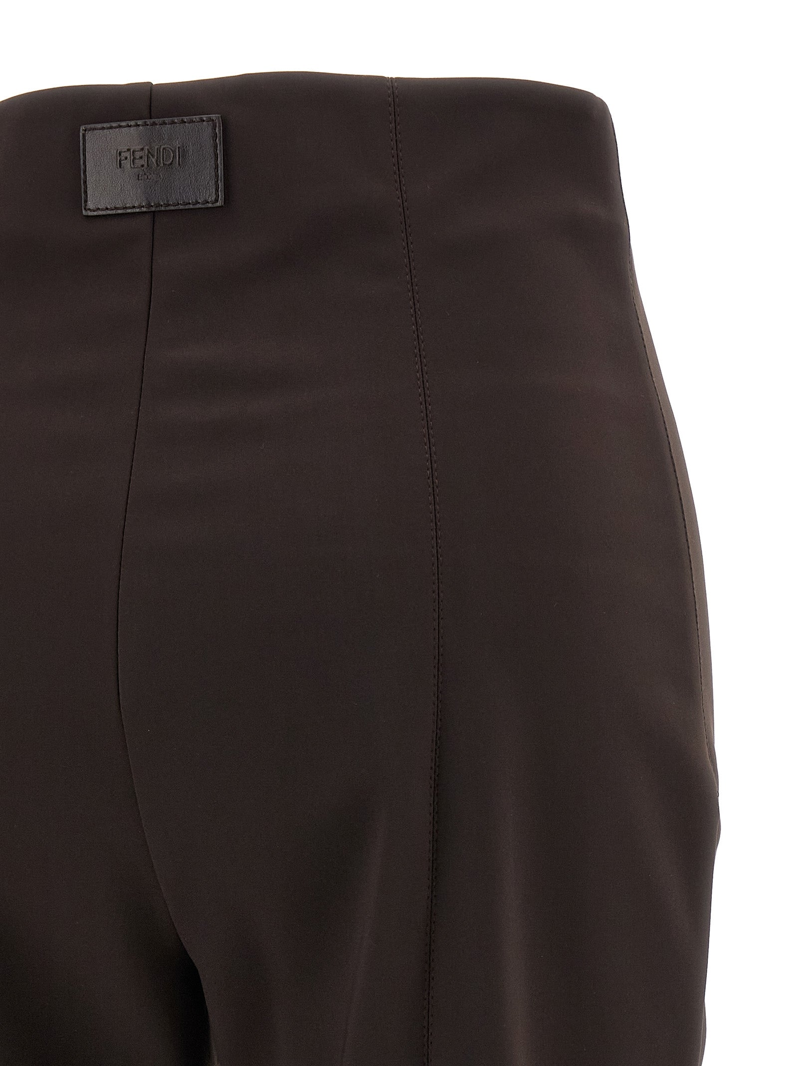 Fendi Braune Polyamid-Sporthose