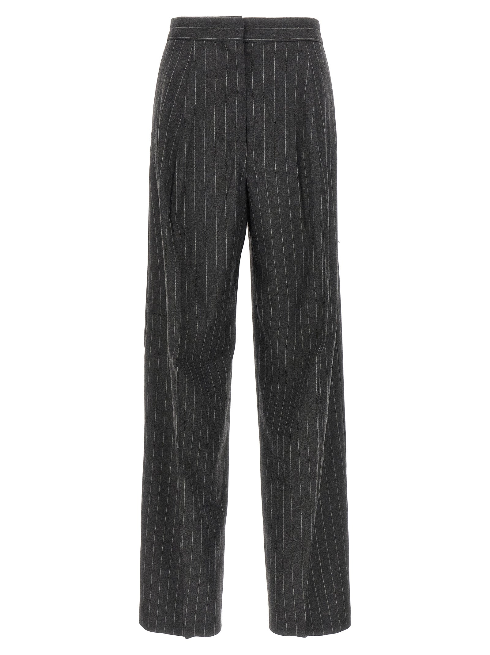 Sportmax Graue Hose aus reiner Schurwolle
