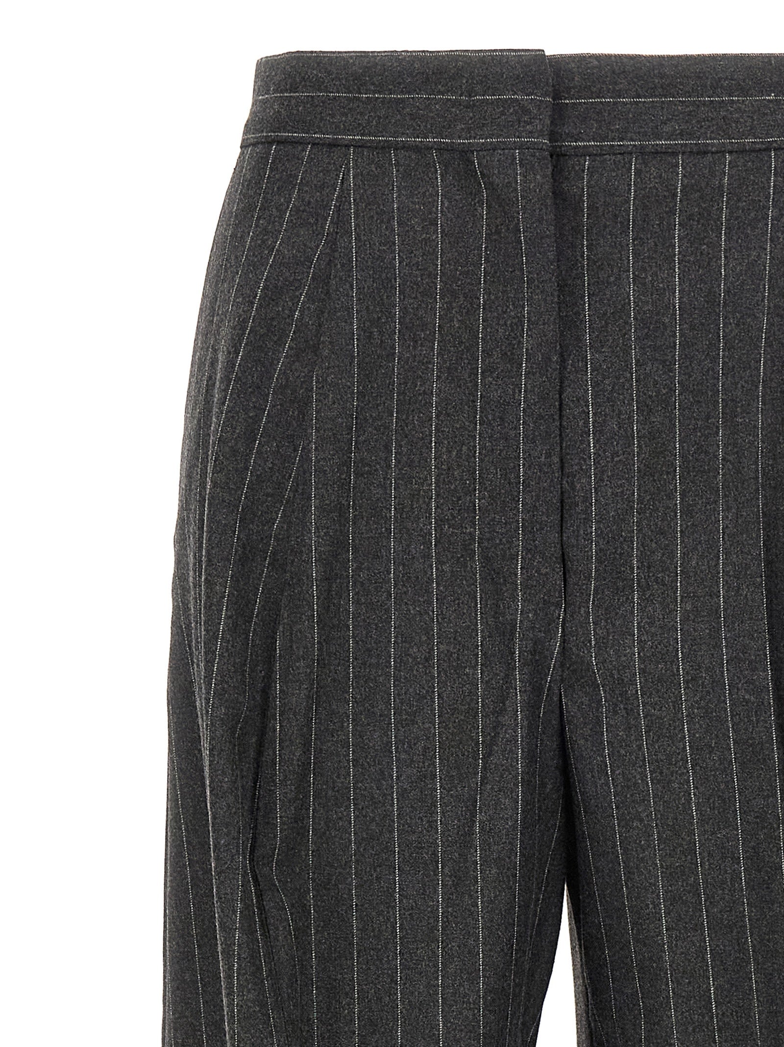Sportmax Graue Hose aus reiner Schurwolle