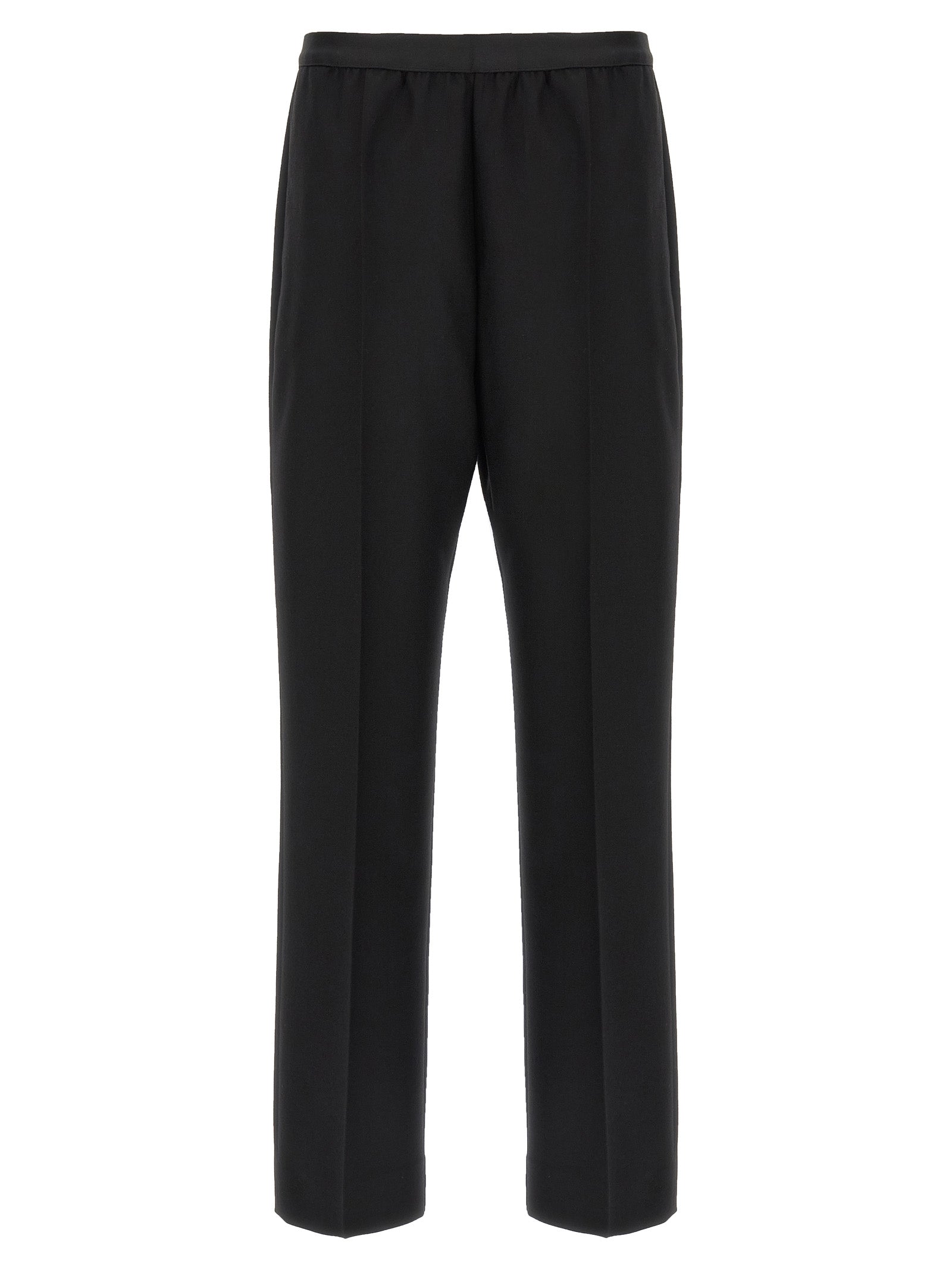 Maison Margiela Schwarze Hose aus reiner Schurwolle