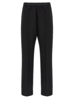 Maison Margiela Schwarze Hose aus reiner Schurwolle
