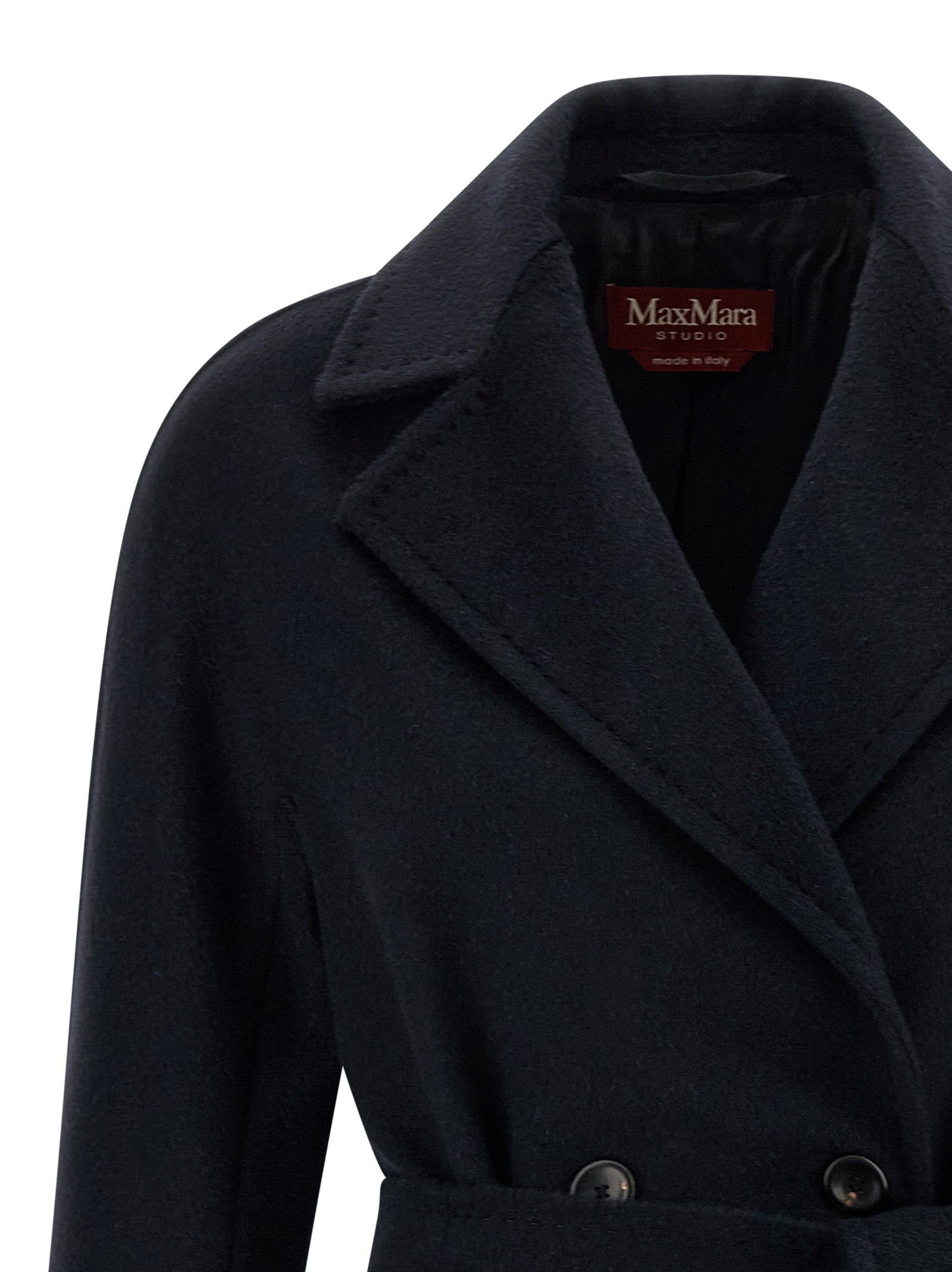 Max Mara Blauer Kaschmir-Mantel