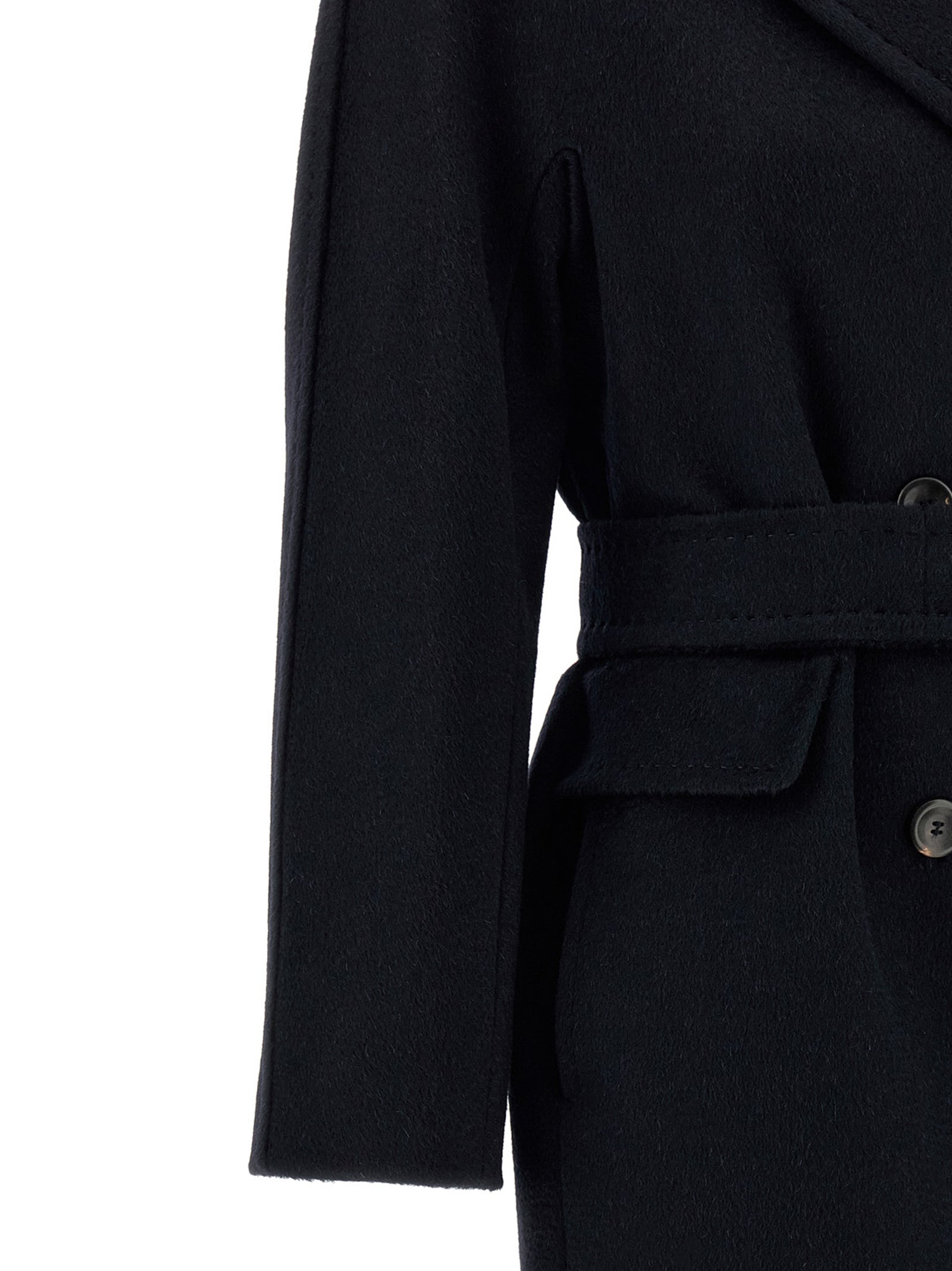 Max Mara Blauer Kaschmir-Mantel