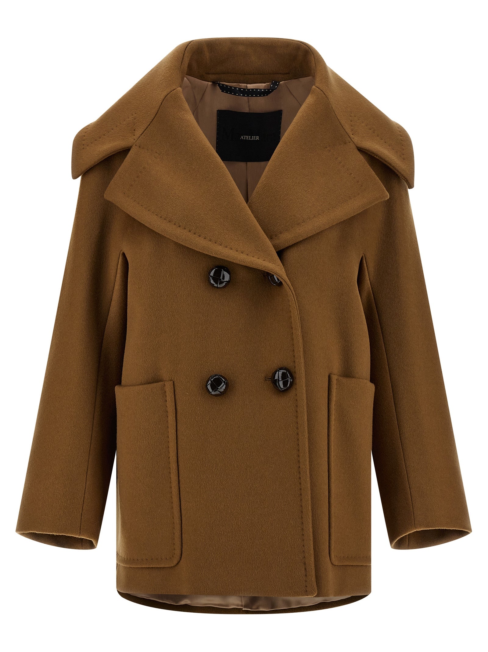 Max Mara Brauner Kaschmir-Mantel
