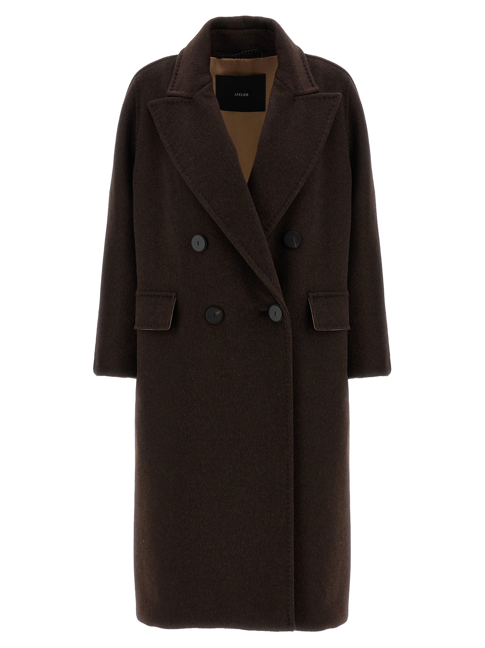 Max Mara Brauner Kaschmir-Mantel