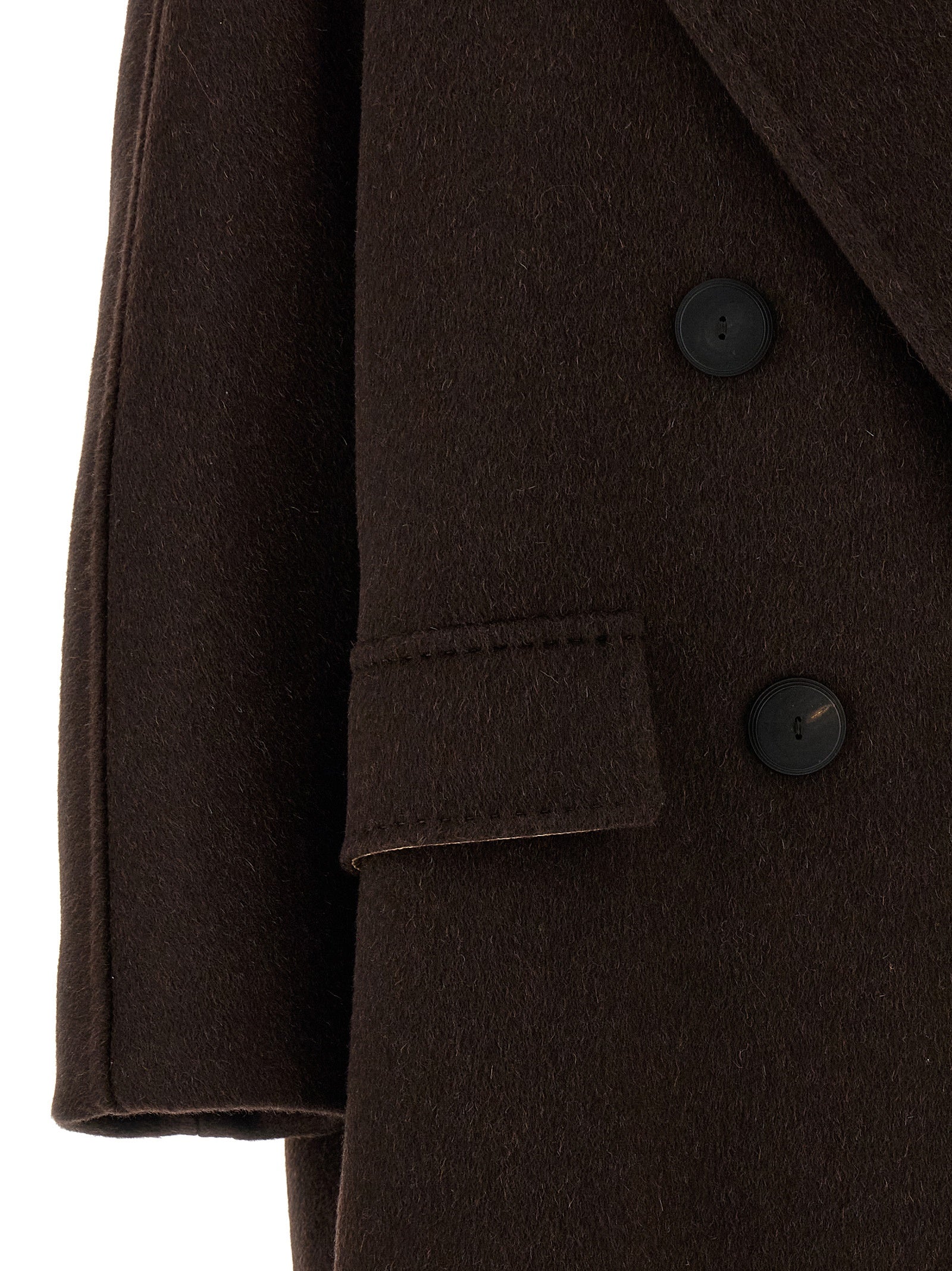 Max Mara Brauner Kaschmir-Mantel
