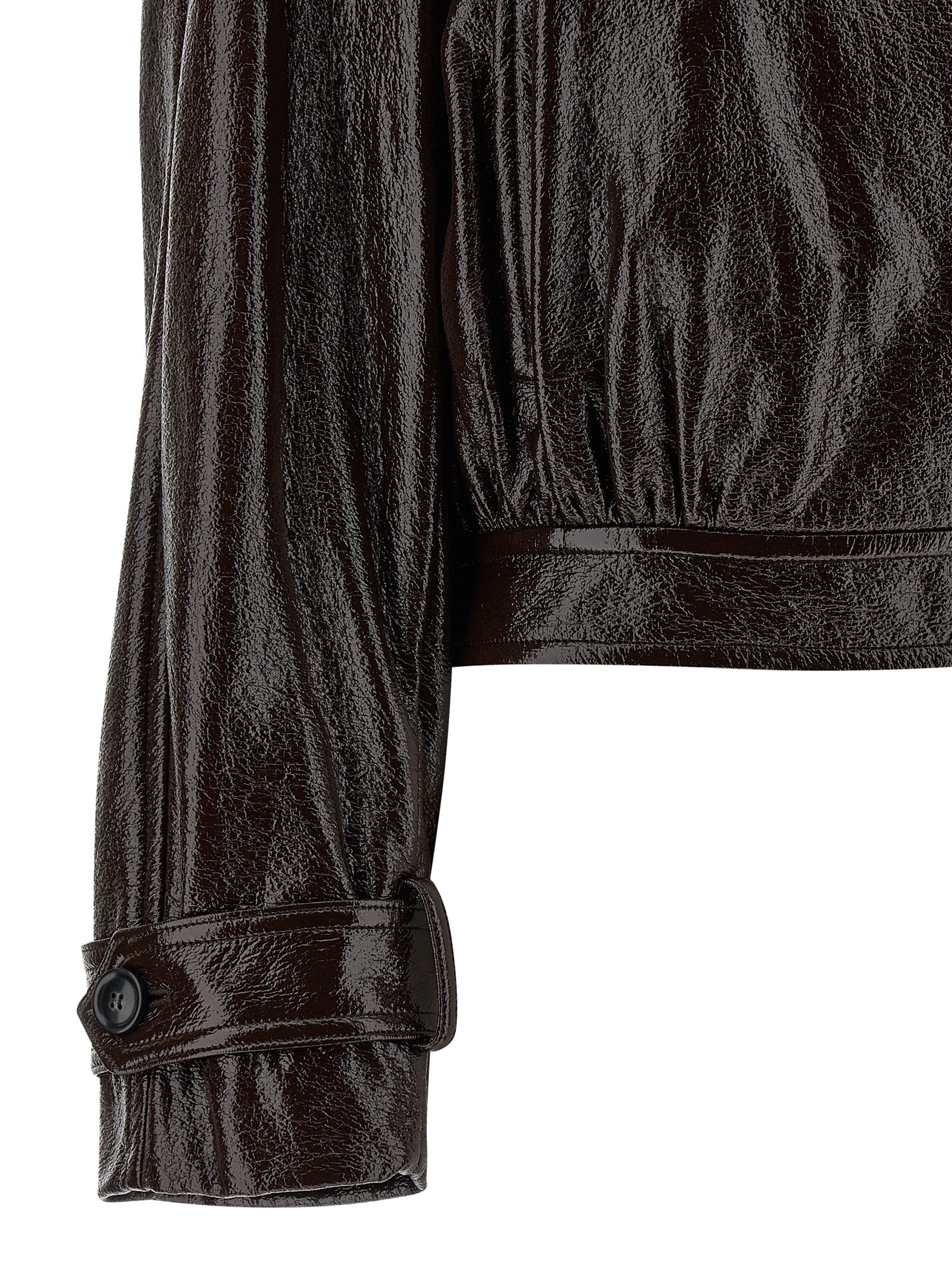 Sportmax Brauner Baumwollmantel