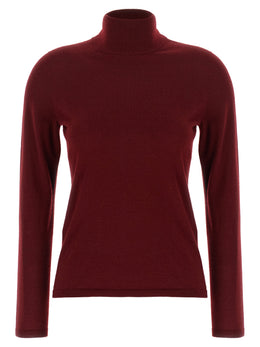 Max Mara Kaschmir-Strickjacke in Bordeaux