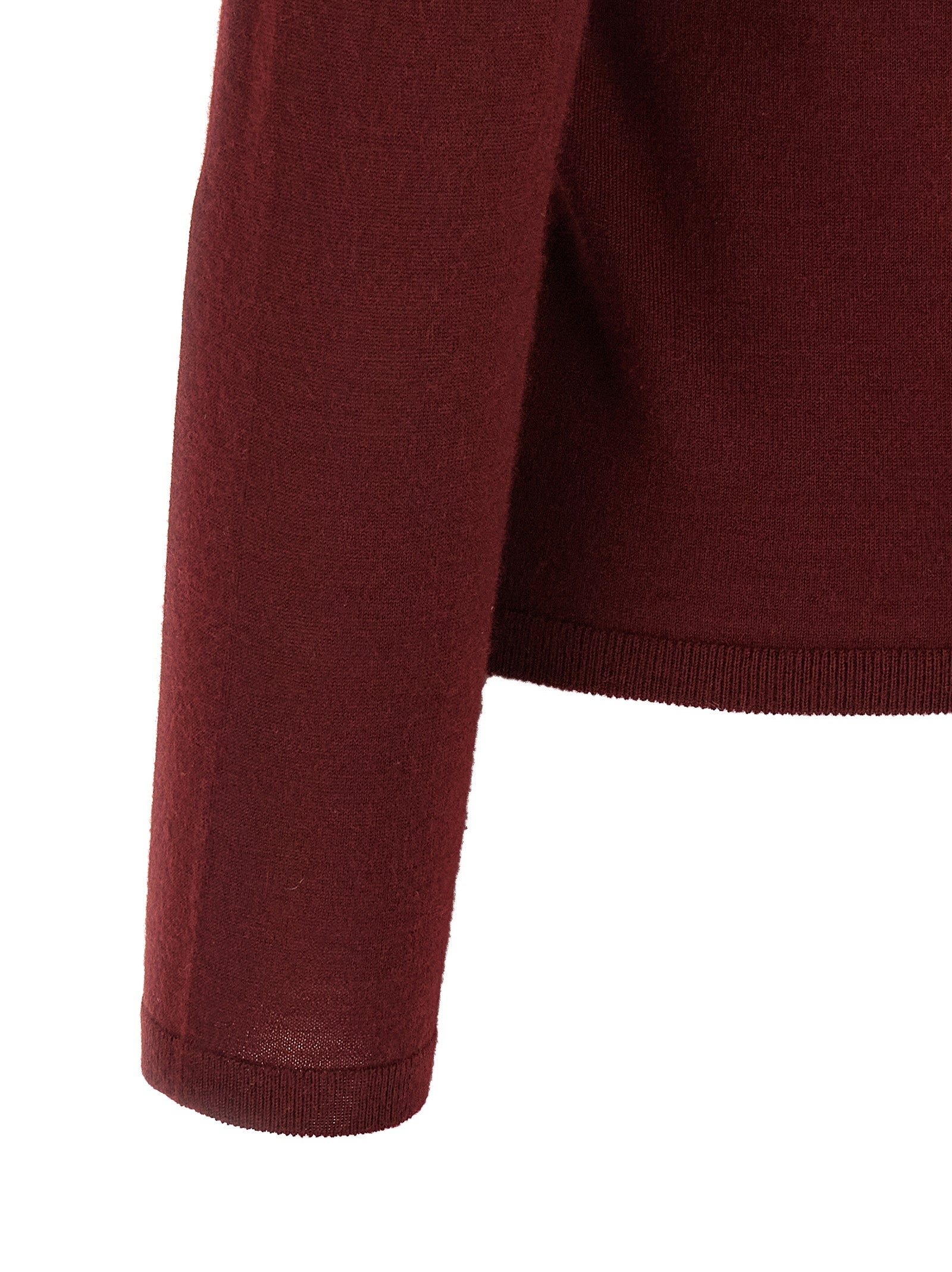 Max Mara Kaschmir-Strickjacke in Bordeaux