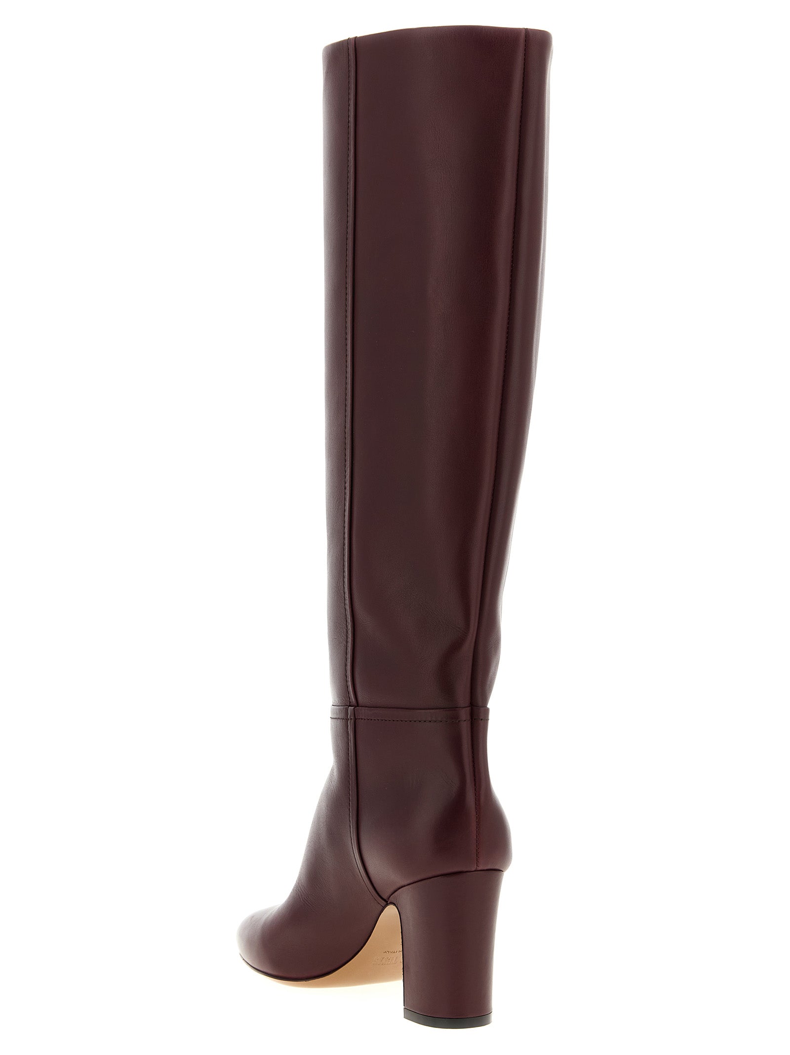 Paris Texas Overknee-Stiefel aus bordeauxrotem Leder