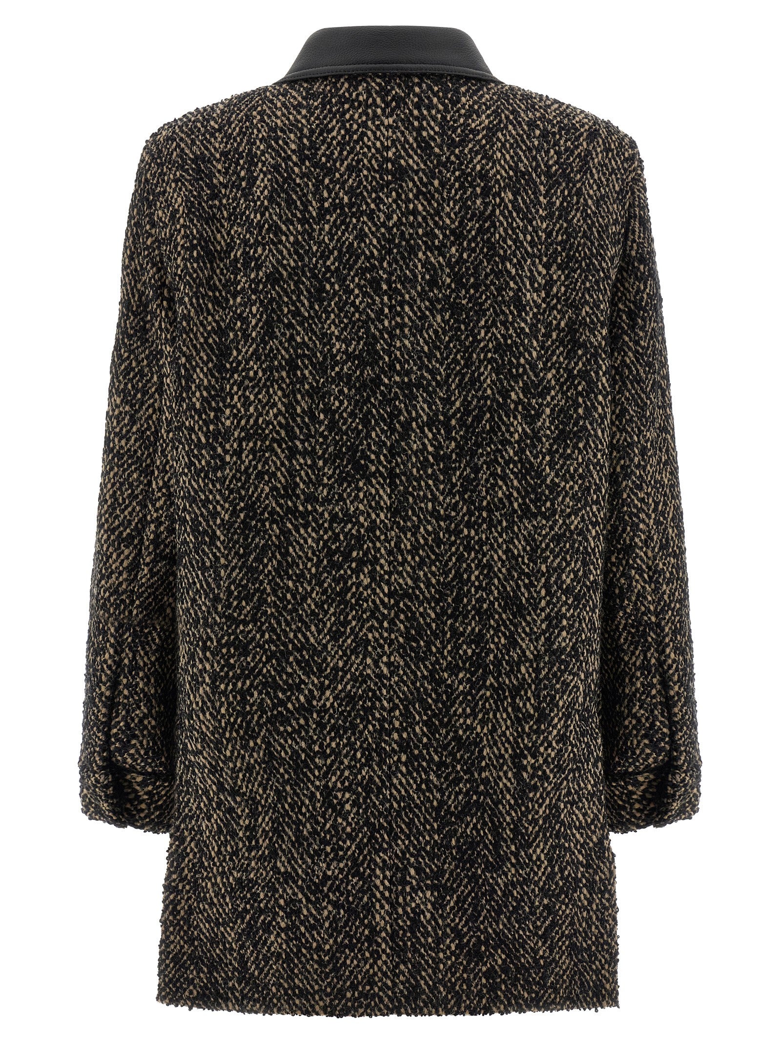 Max Mara Mehrfarbige Jacke aus reiner Schurwolle